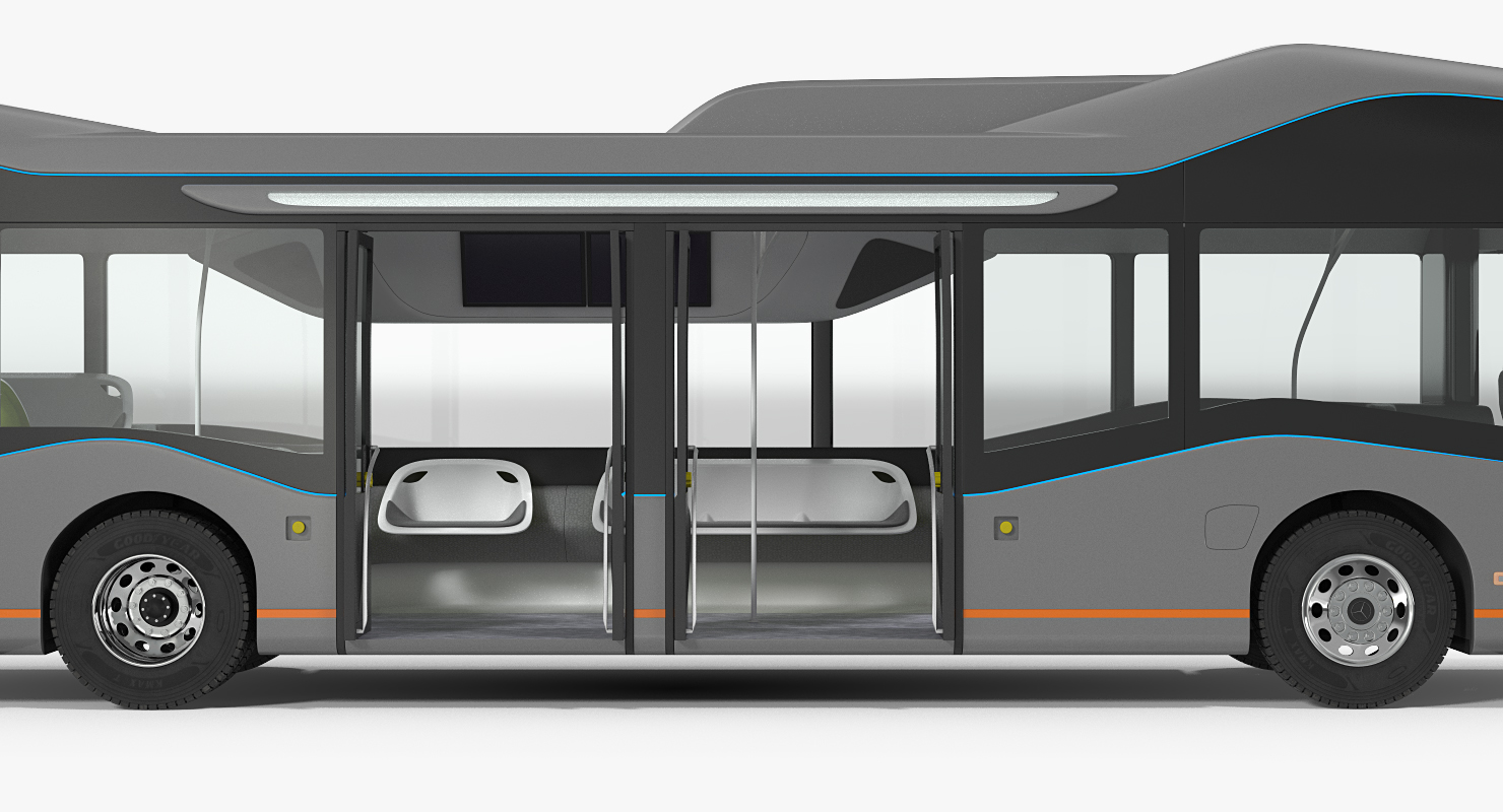 Mercedes Future Bus City Pilot Rigged 3D