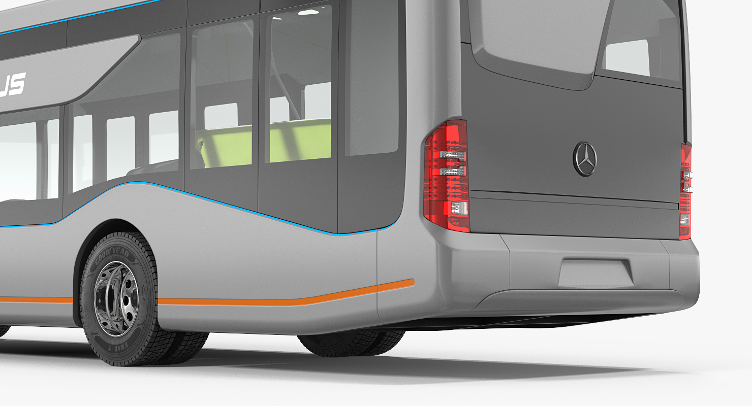 Mercedes Future Bus City Pilot Rigged 3D