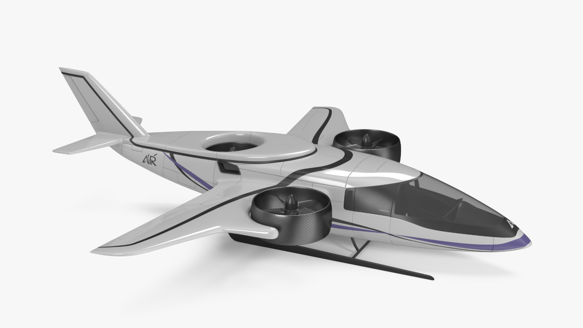 eVTOL Air Taxi 3D model