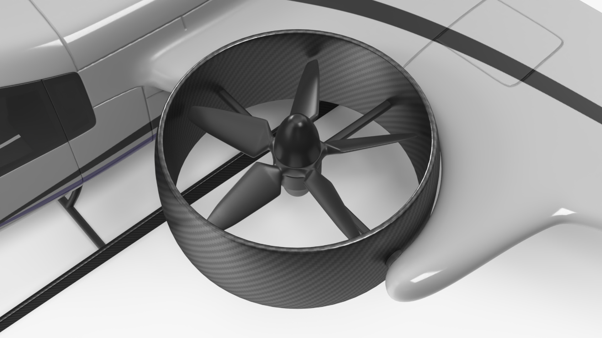 eVTOL Air Taxi 3D model