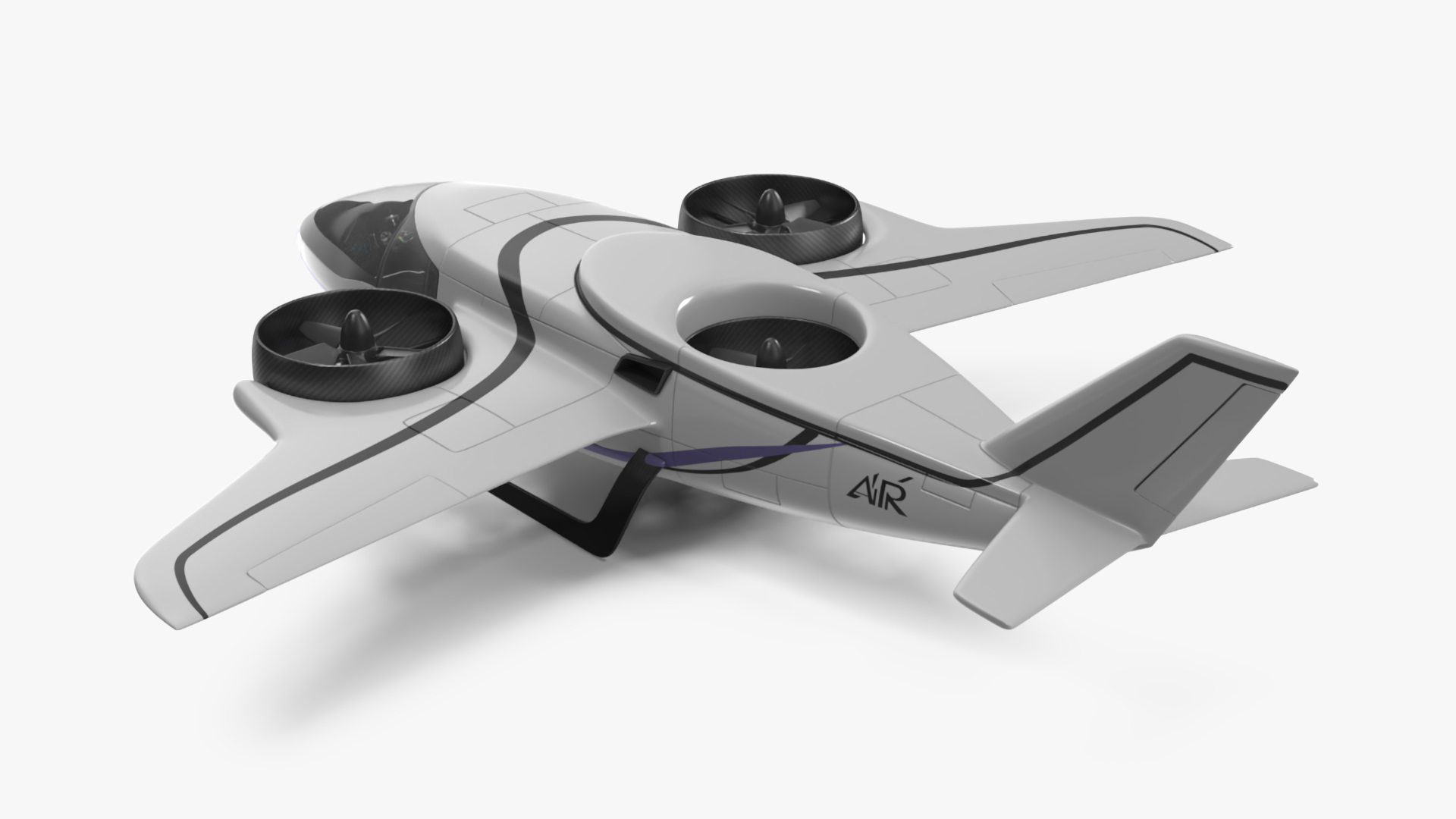 eVTOL Air Taxi 3D model