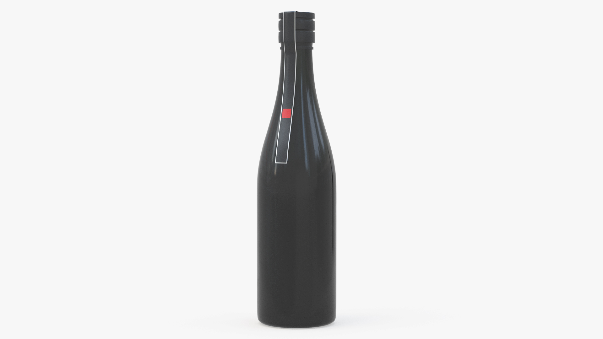 Asian Wine Bottle 3D