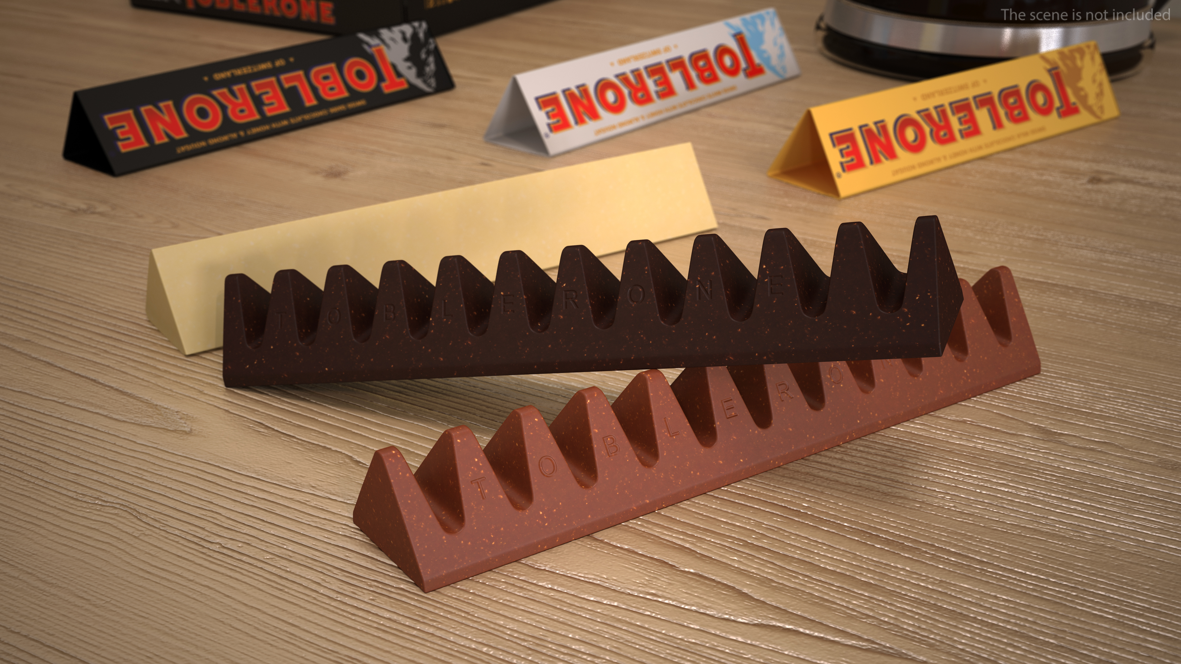 Toblerone Chocolate Bars 3D model