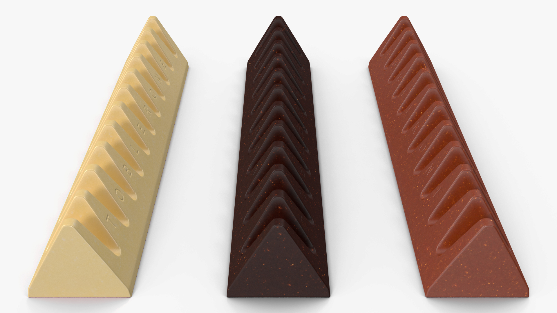 Toblerone Chocolate Bars 3D model