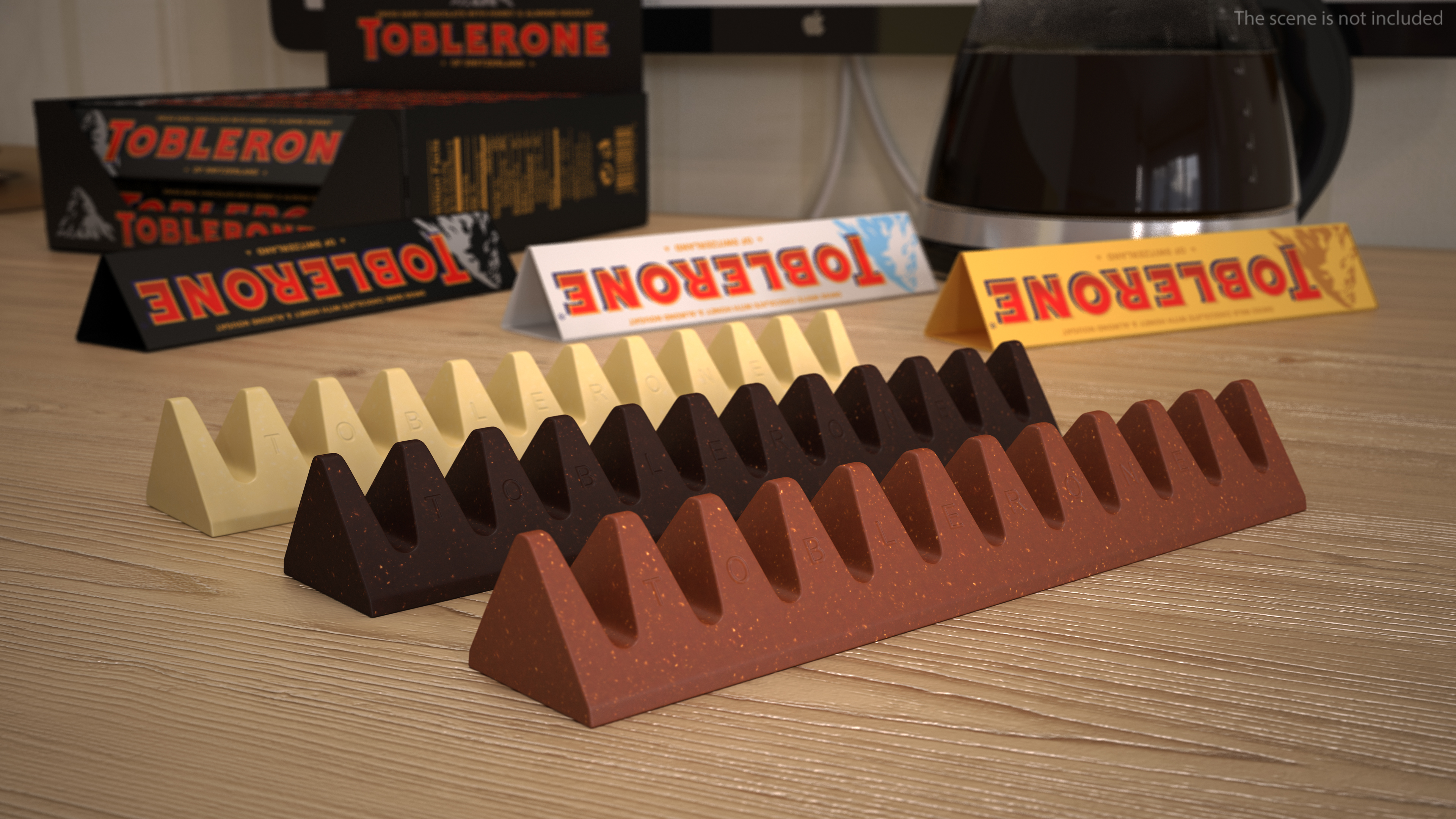 Toblerone Chocolate Bars 3D model