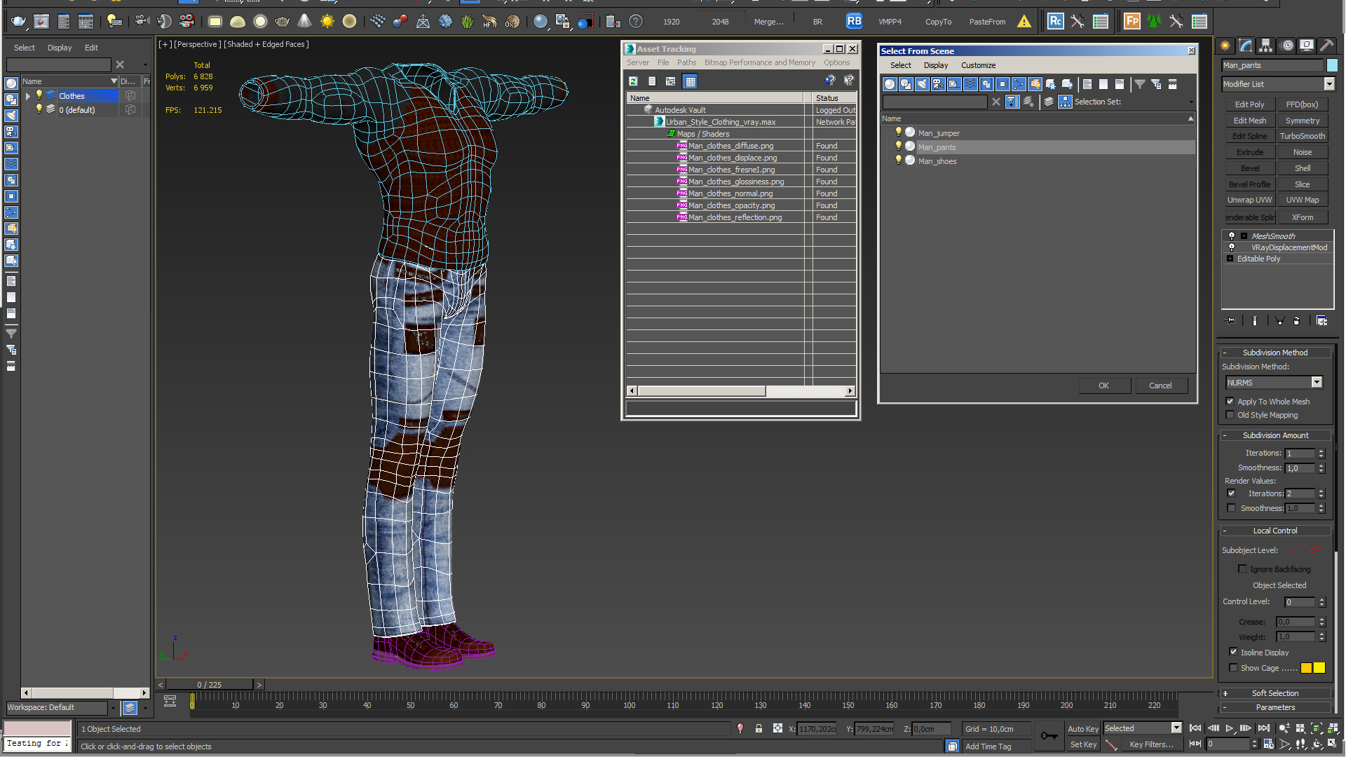 3D model Urban Style Clothing