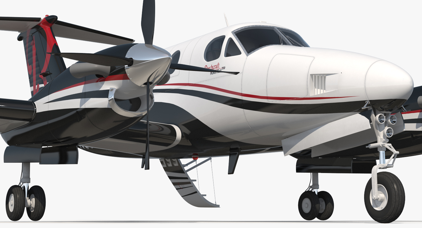 Beechcraft Super King Air 250 3D model