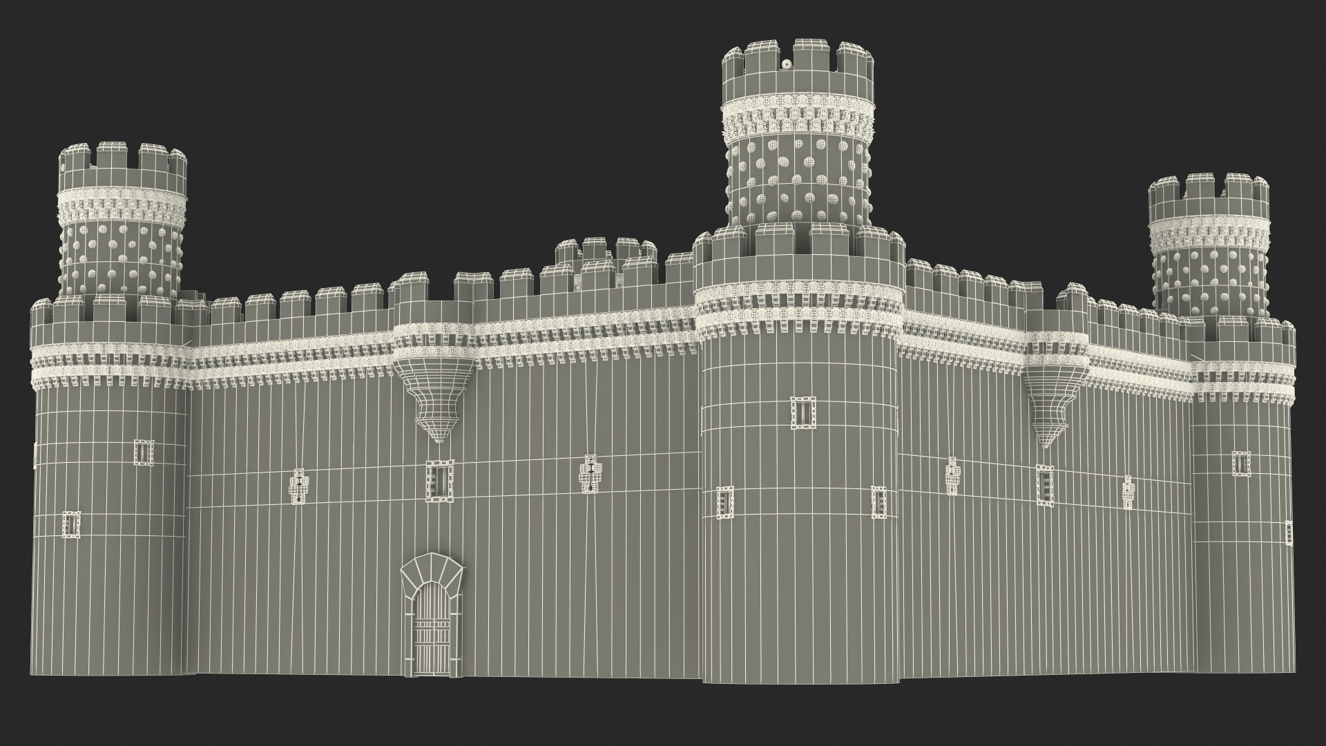 3D Small Medieval Castle