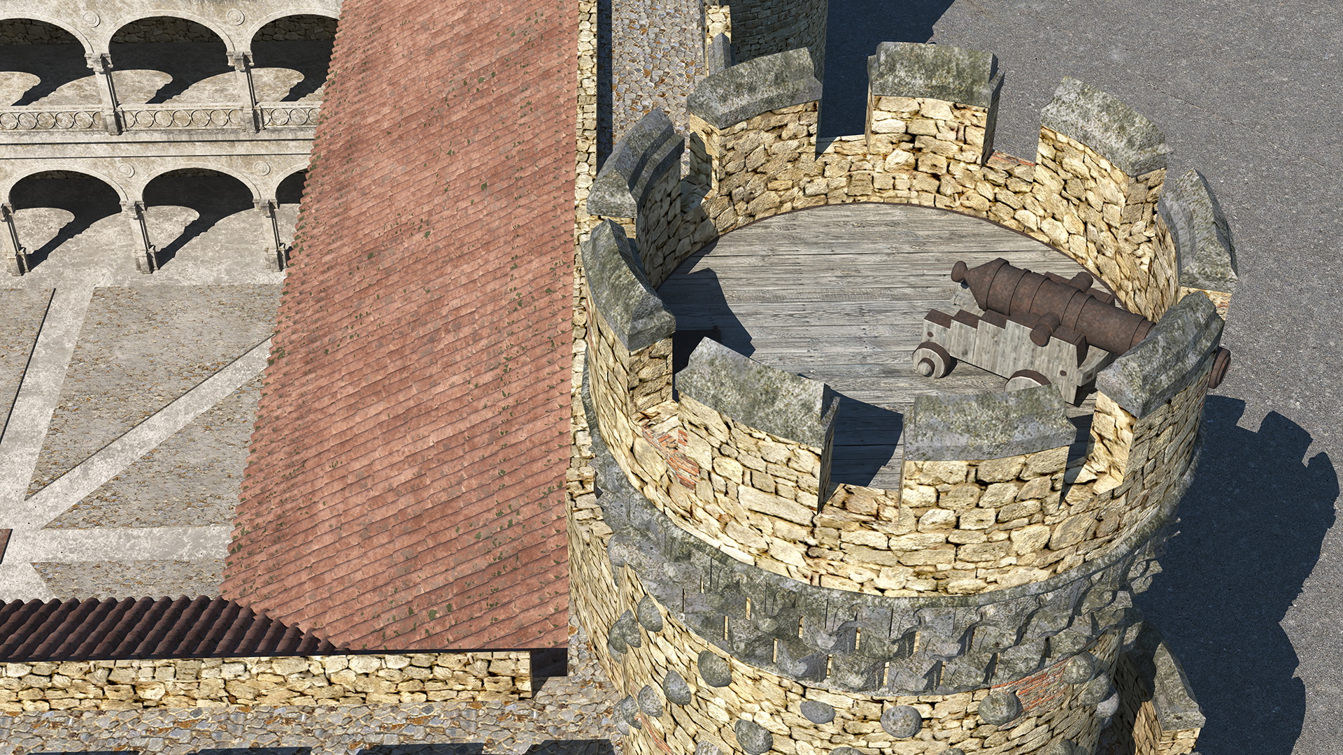 3D Small Medieval Castle