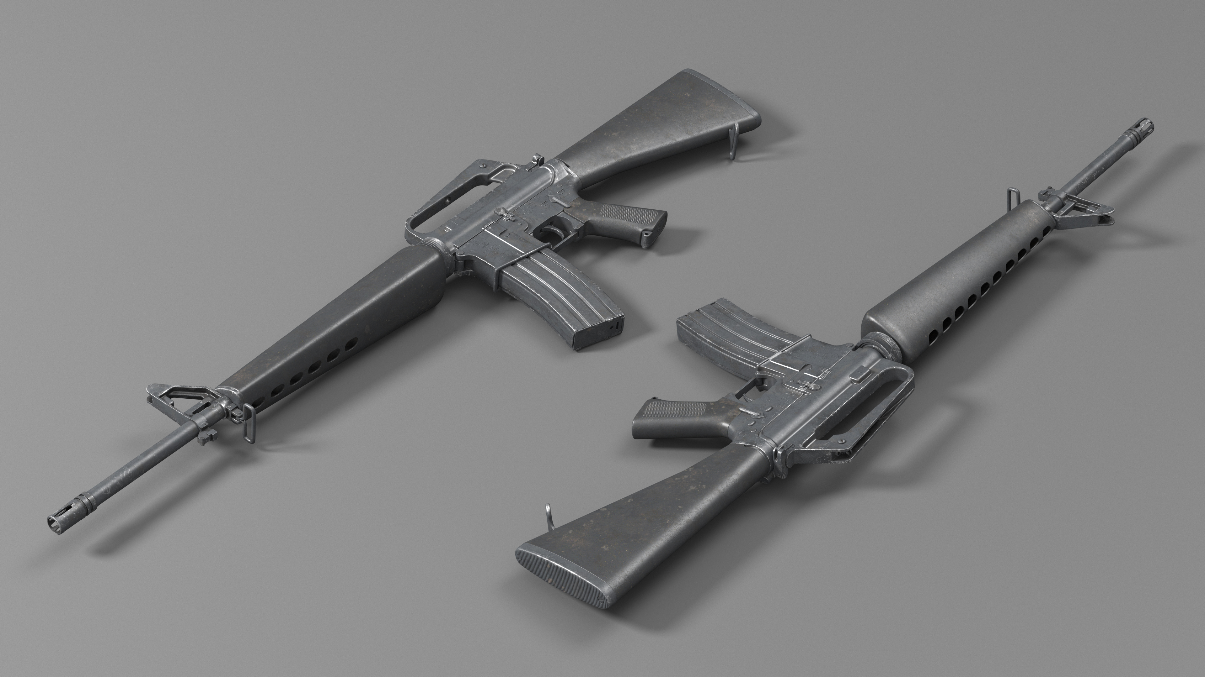 M16 Assault Rifle 3D