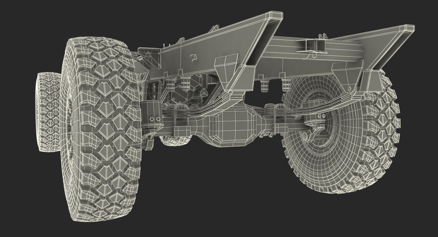 4X4 Truck Chassis 3D