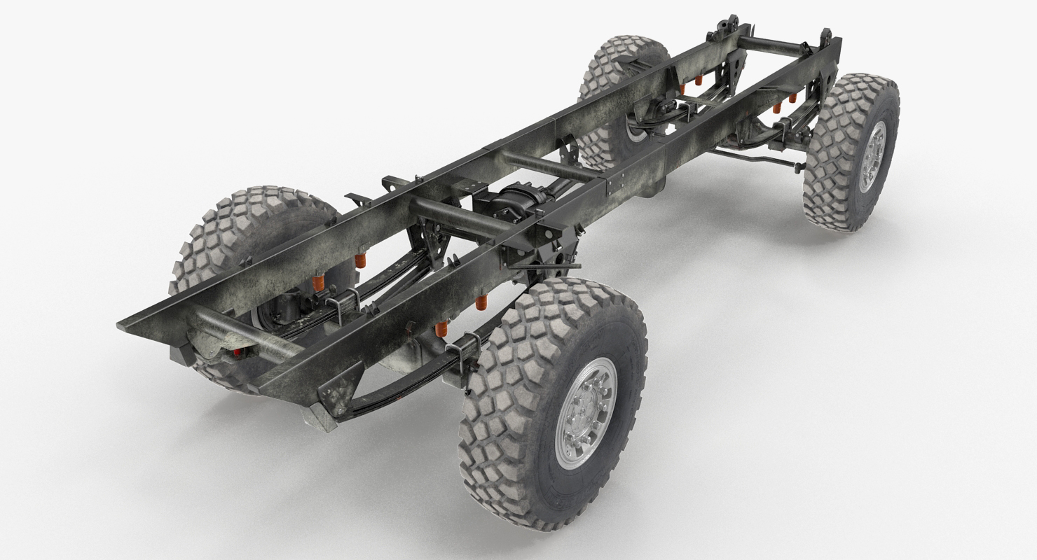 4X4 Truck Chassis 3D