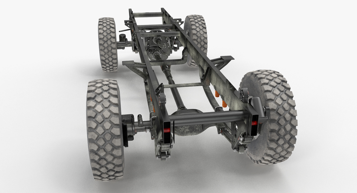 4X4 Truck Chassis 3D