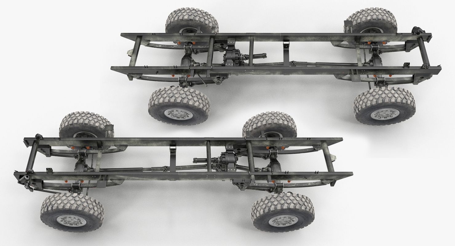 4X4 Truck Chassis 3D