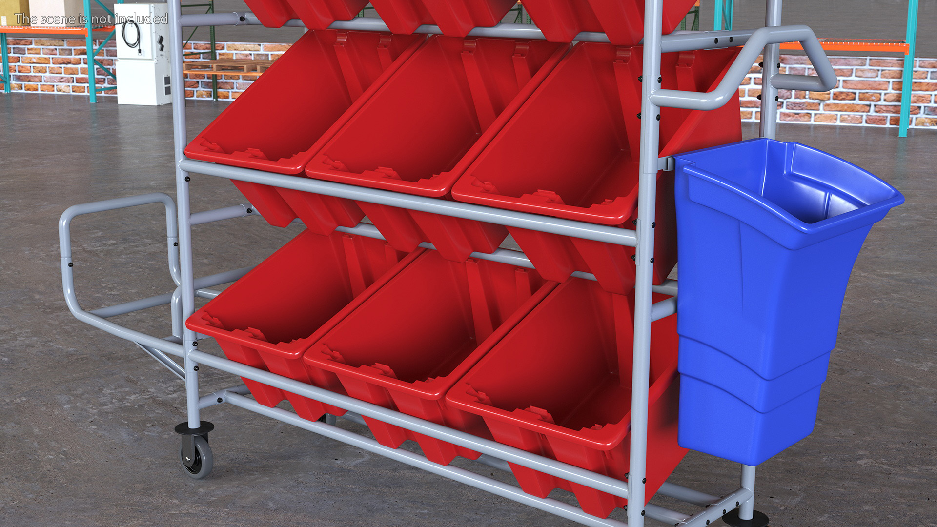 Tote Picking Cart 3D