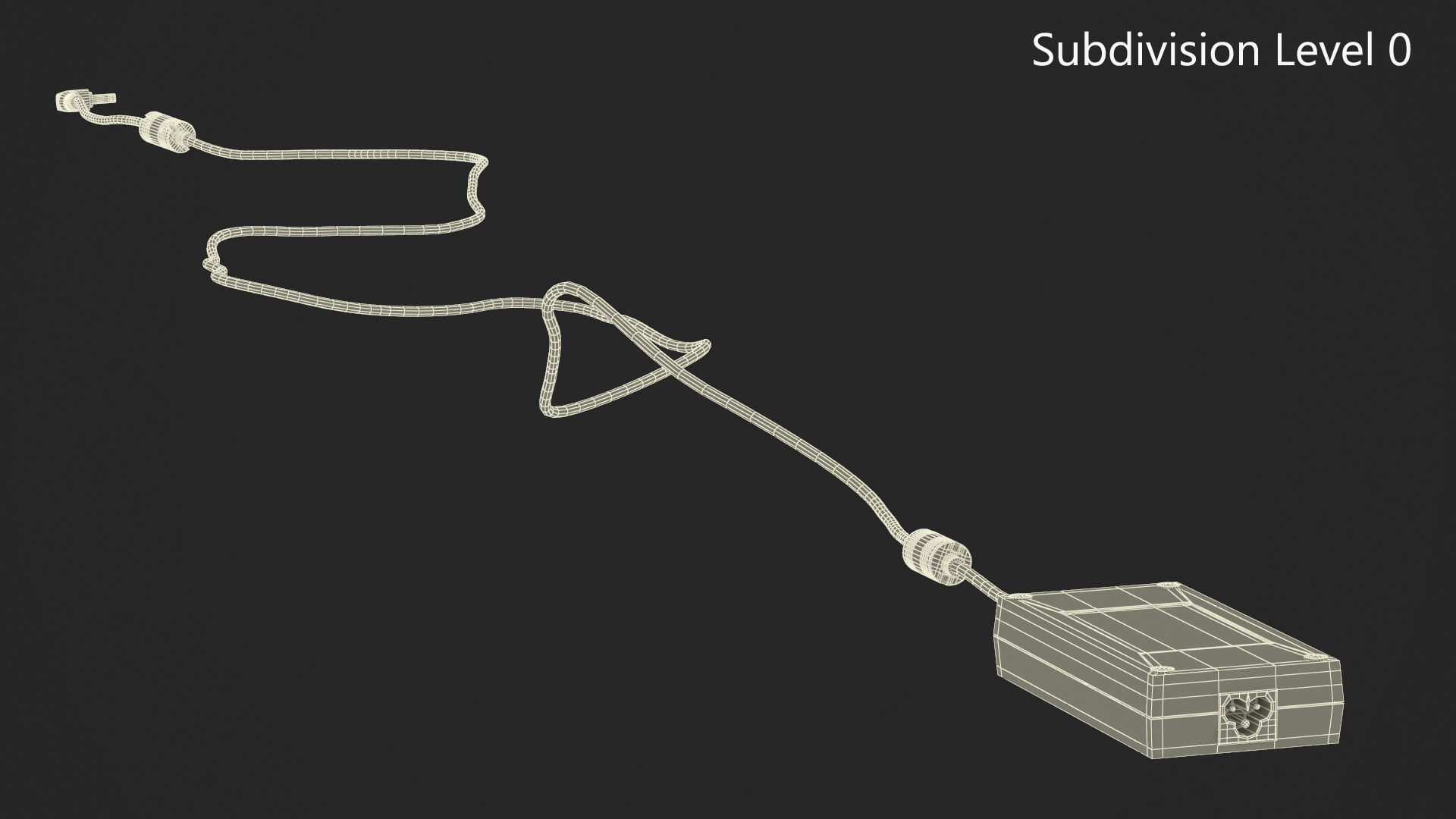 Power supply laptop charger 3D