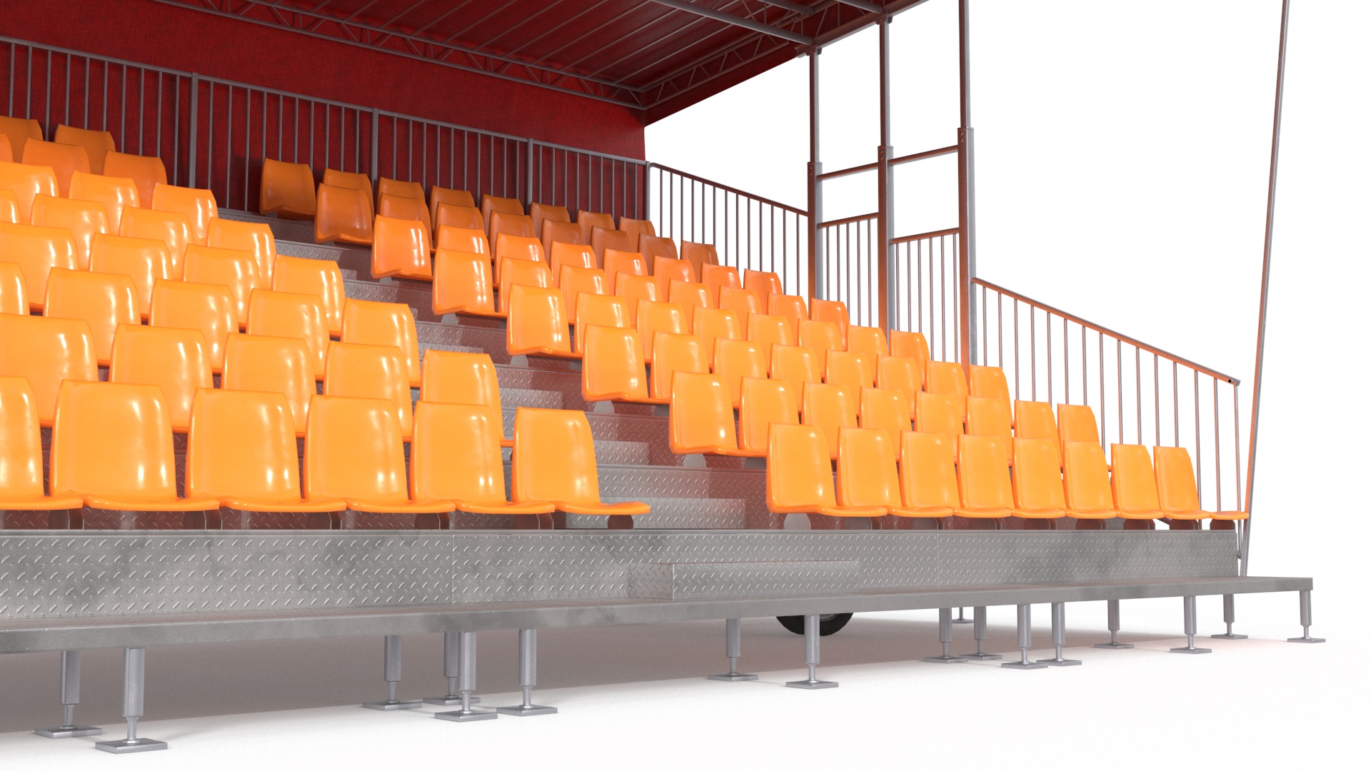 3D Outdoor Grandstand model