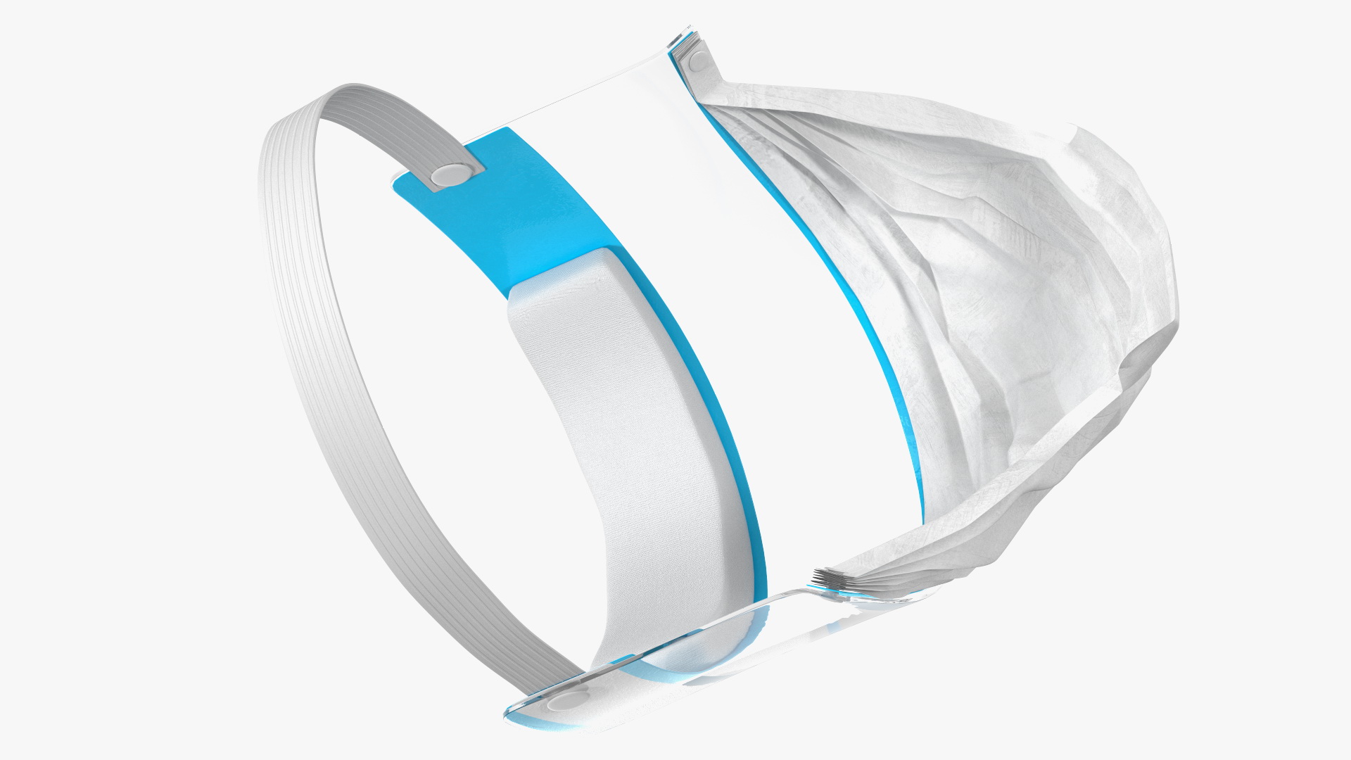 Face Shield with Medical Mask 3D model