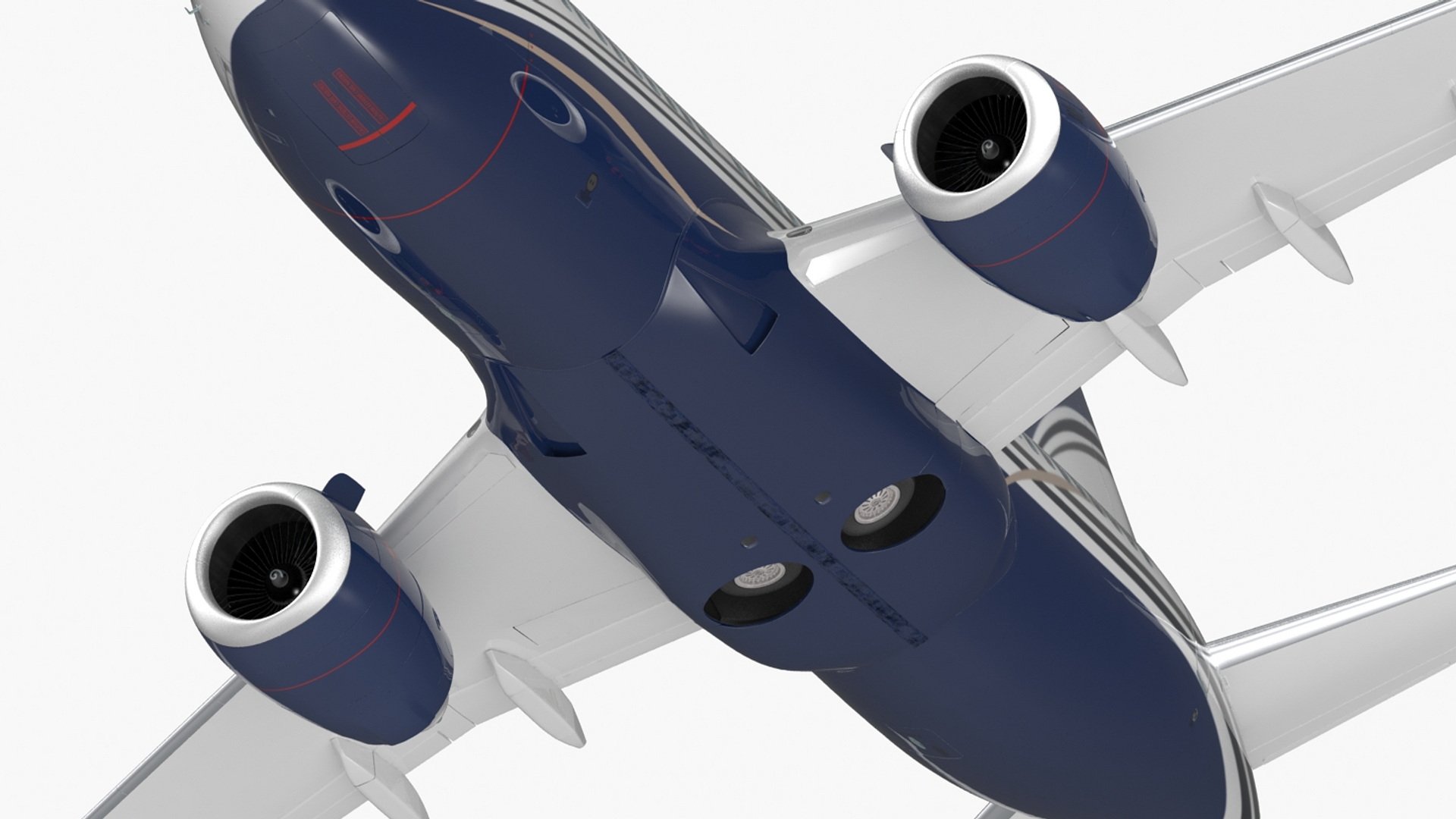 3D model Boeing 737-700 with Interior Rigged