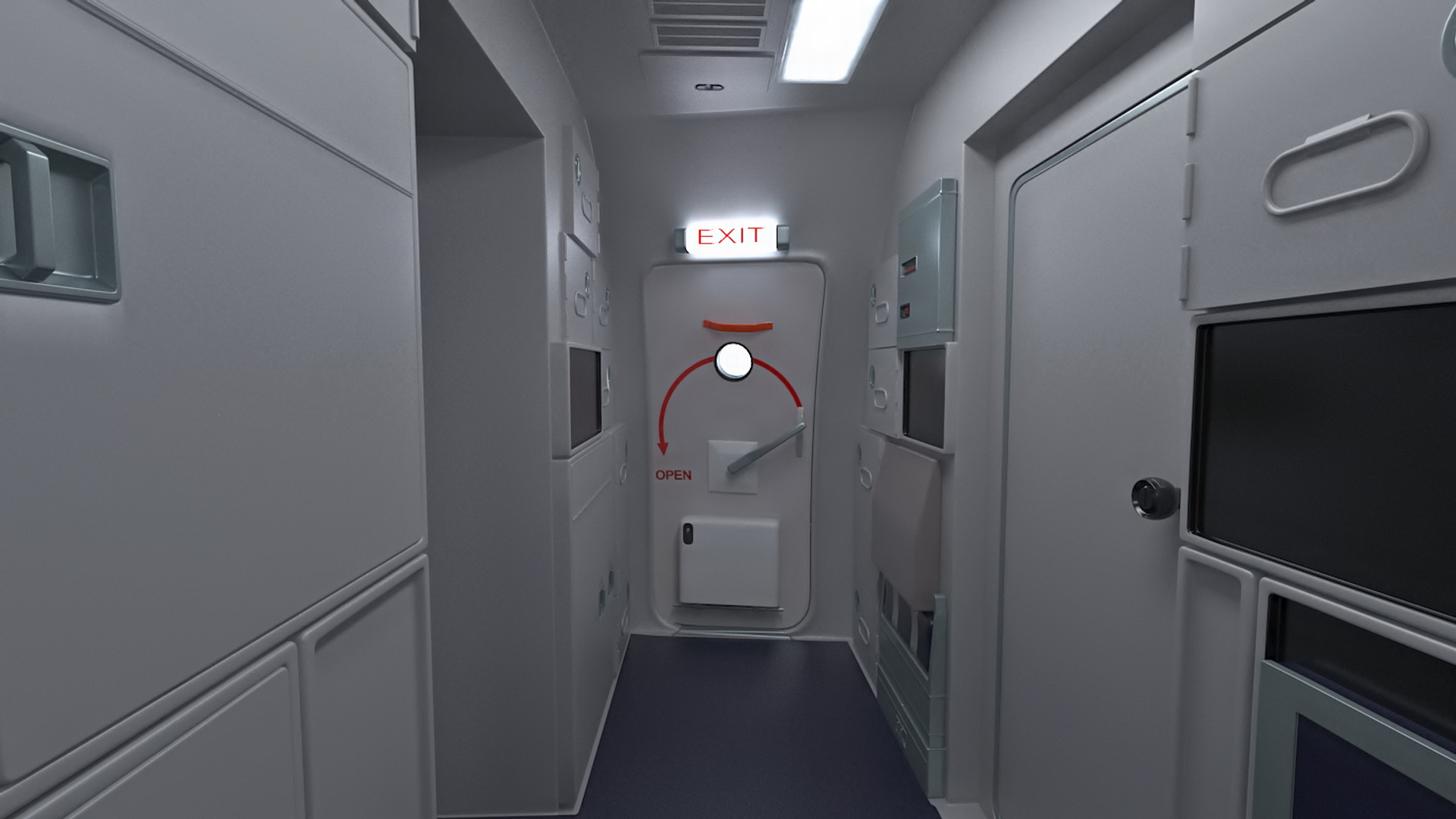 3D model Boeing 737-700 with Interior Rigged