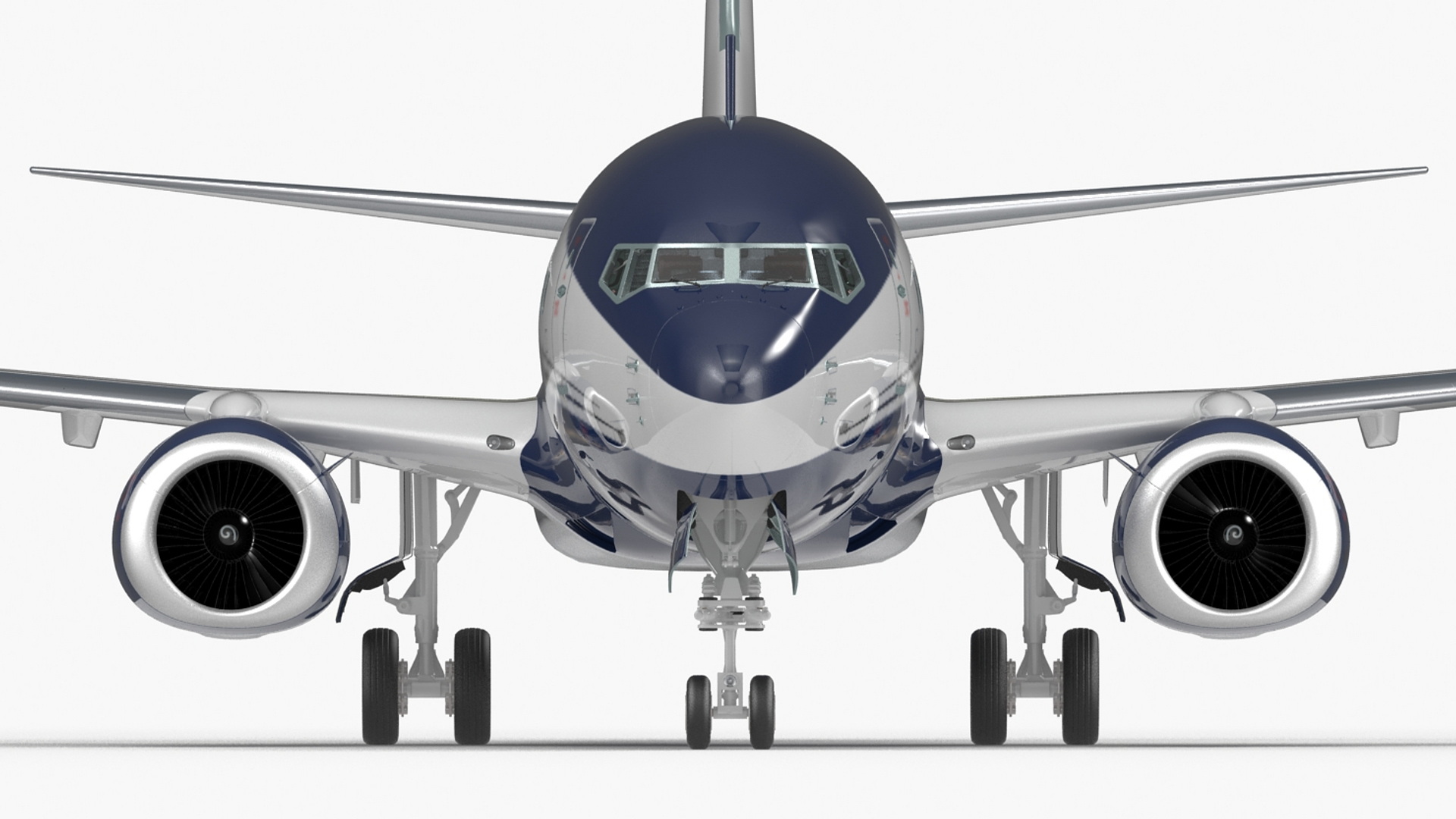 3D model Boeing 737-700 with Interior Rigged