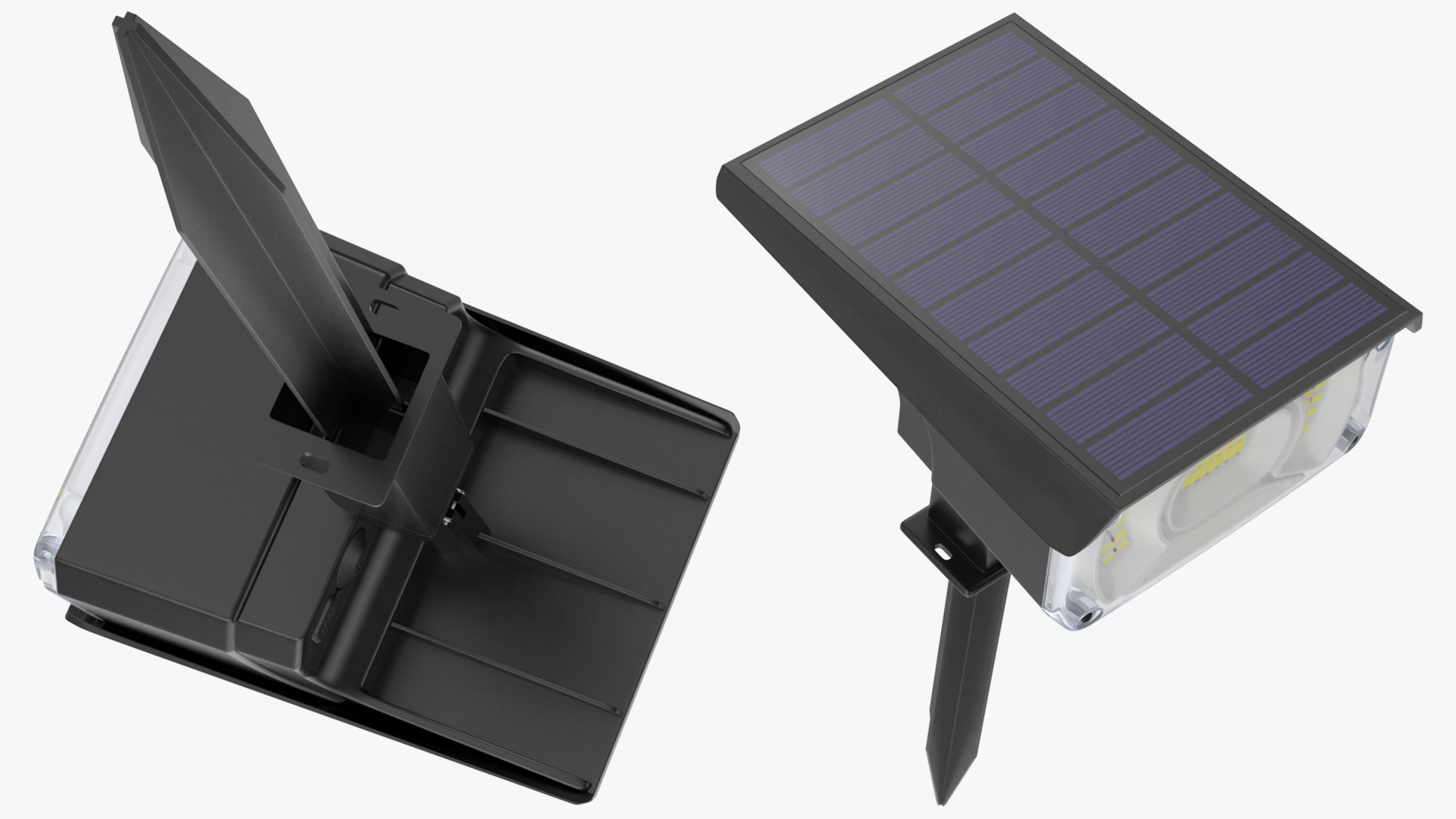 3D Solar Spotlight Outdoor model