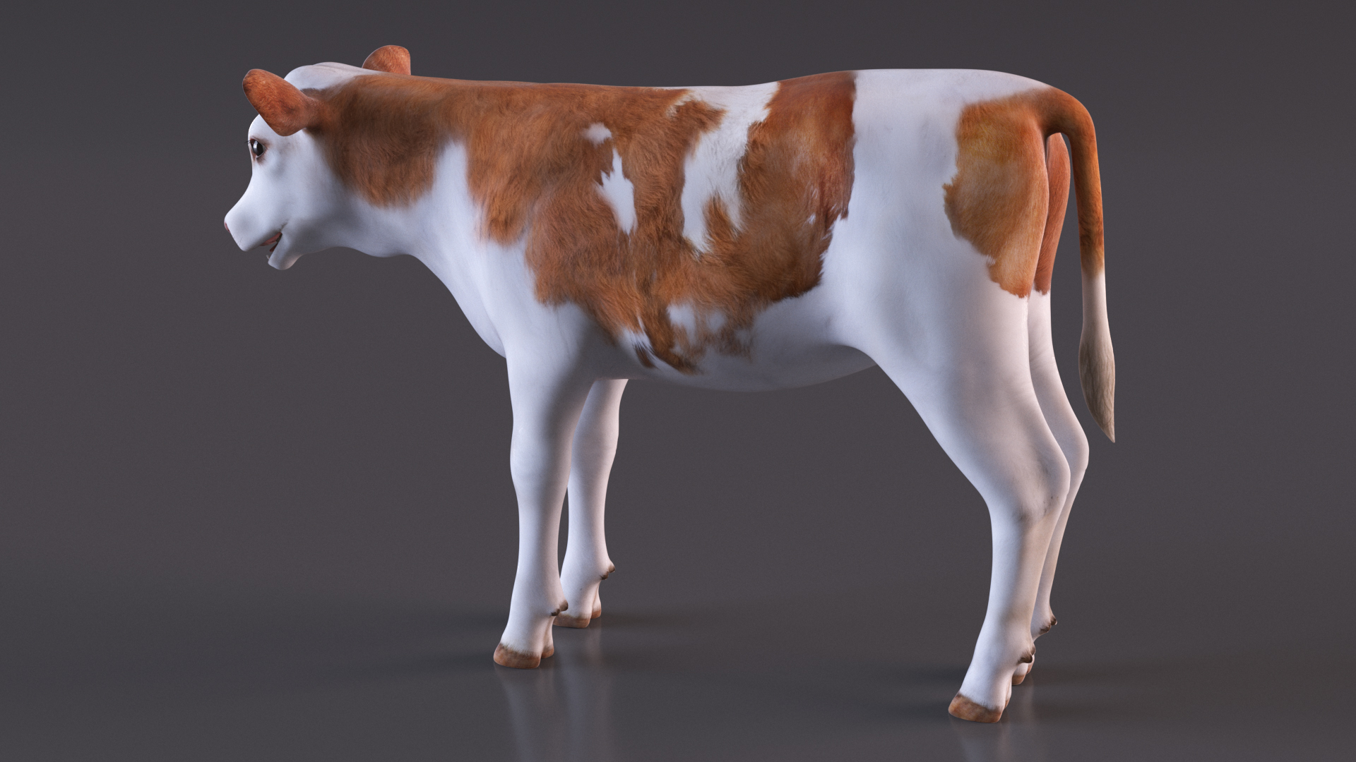 3D model Cow Calf