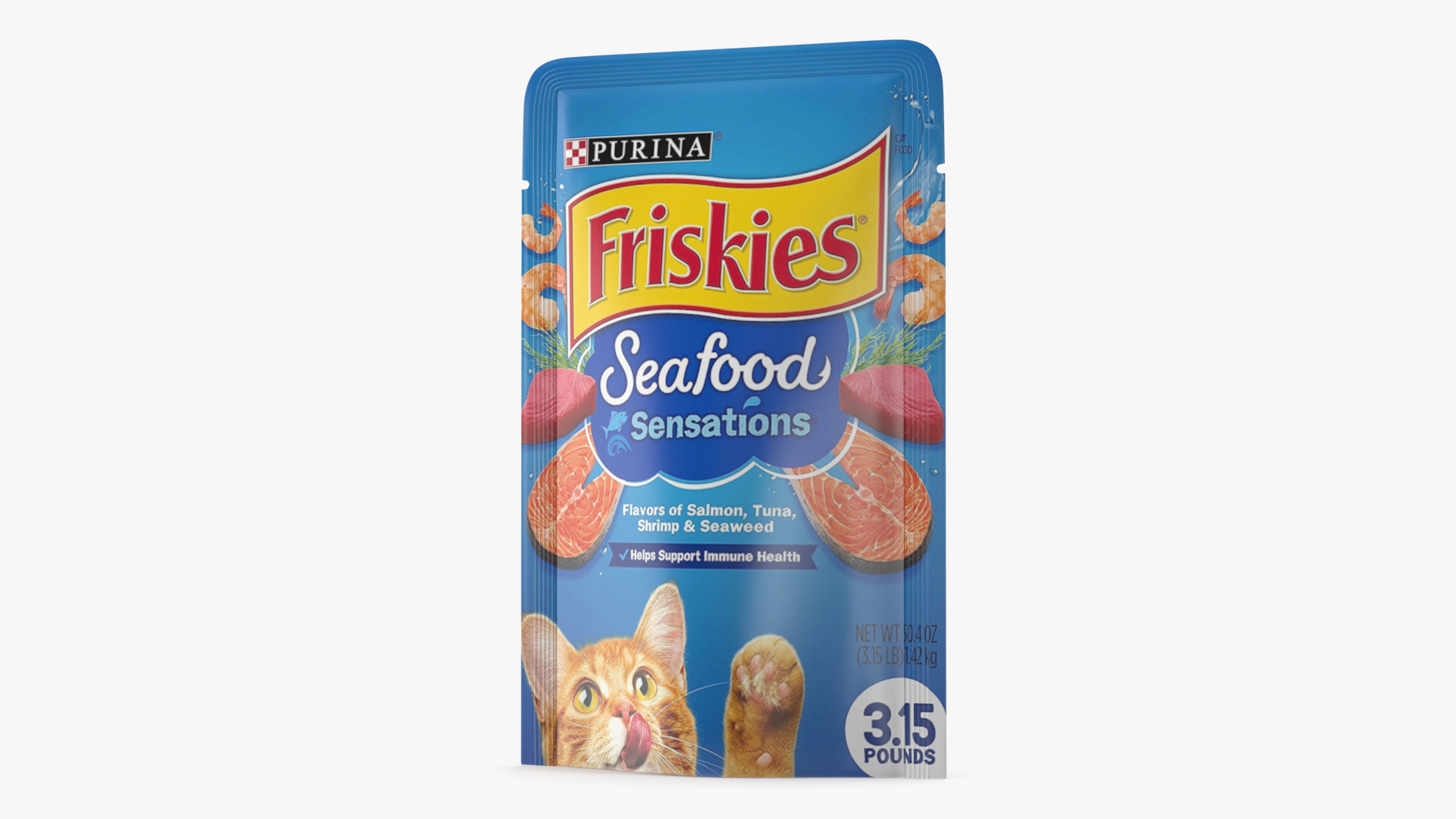 3D Friskies Cat Food Pouch model