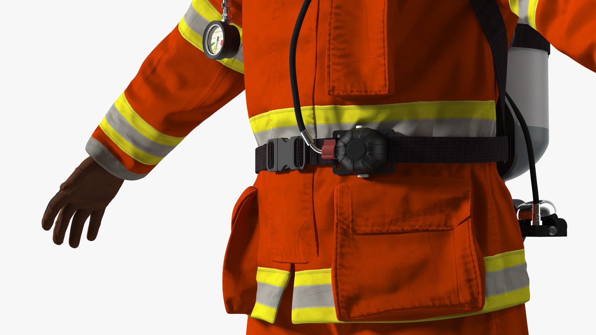 3D Fire and Rescue Service Uniform