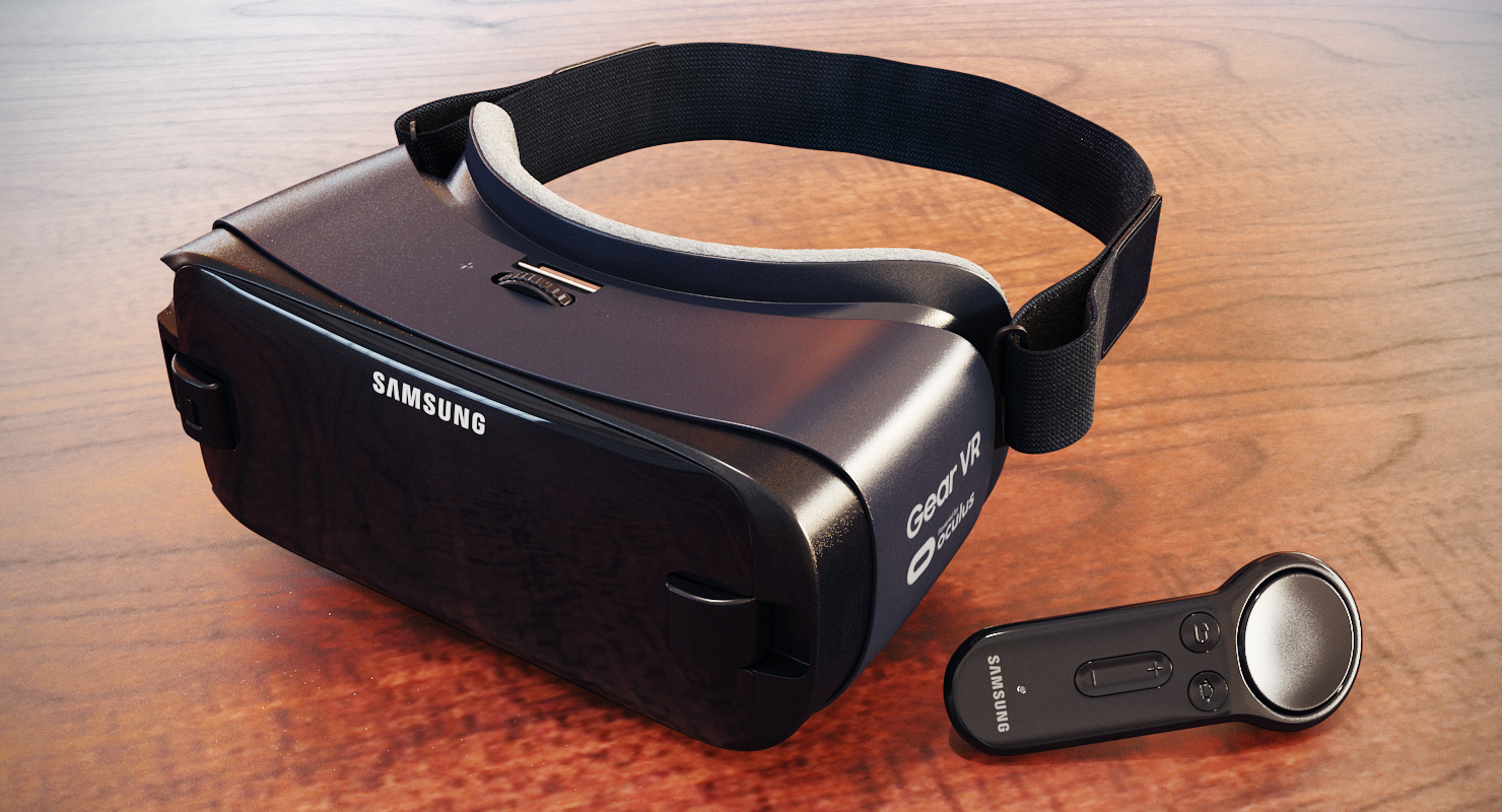 Samsung Gear VR 2017 Set 3D model