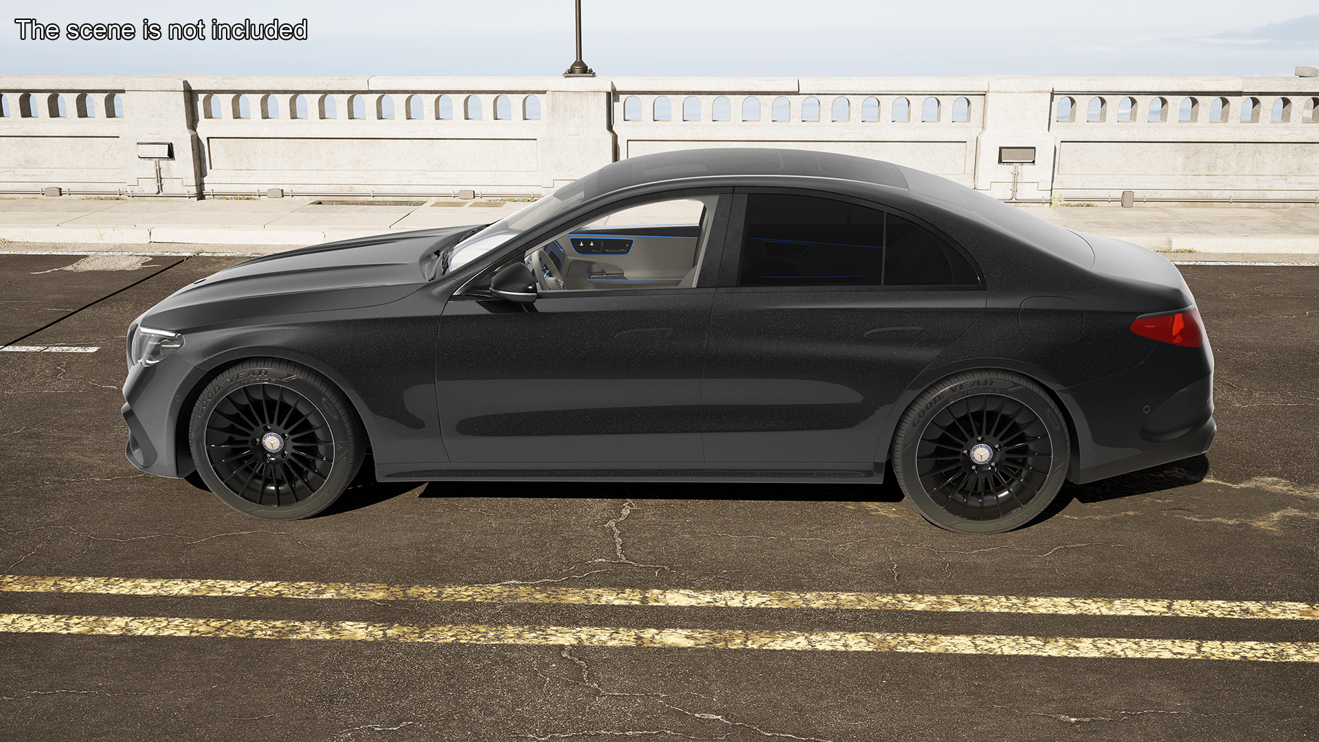 Mercedes-Benz E-Class 2023 Black 3D