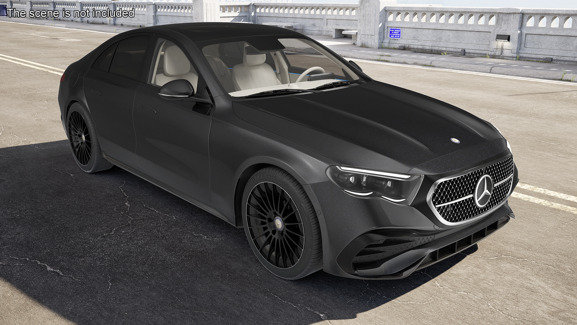 Mercedes-Benz E-Class 2023 Black 3D