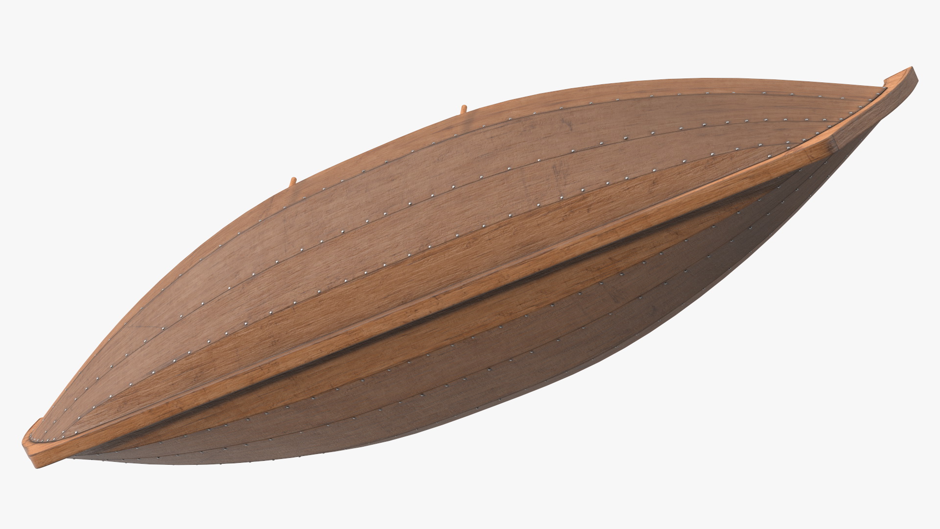 3D model Wooden Row Boat