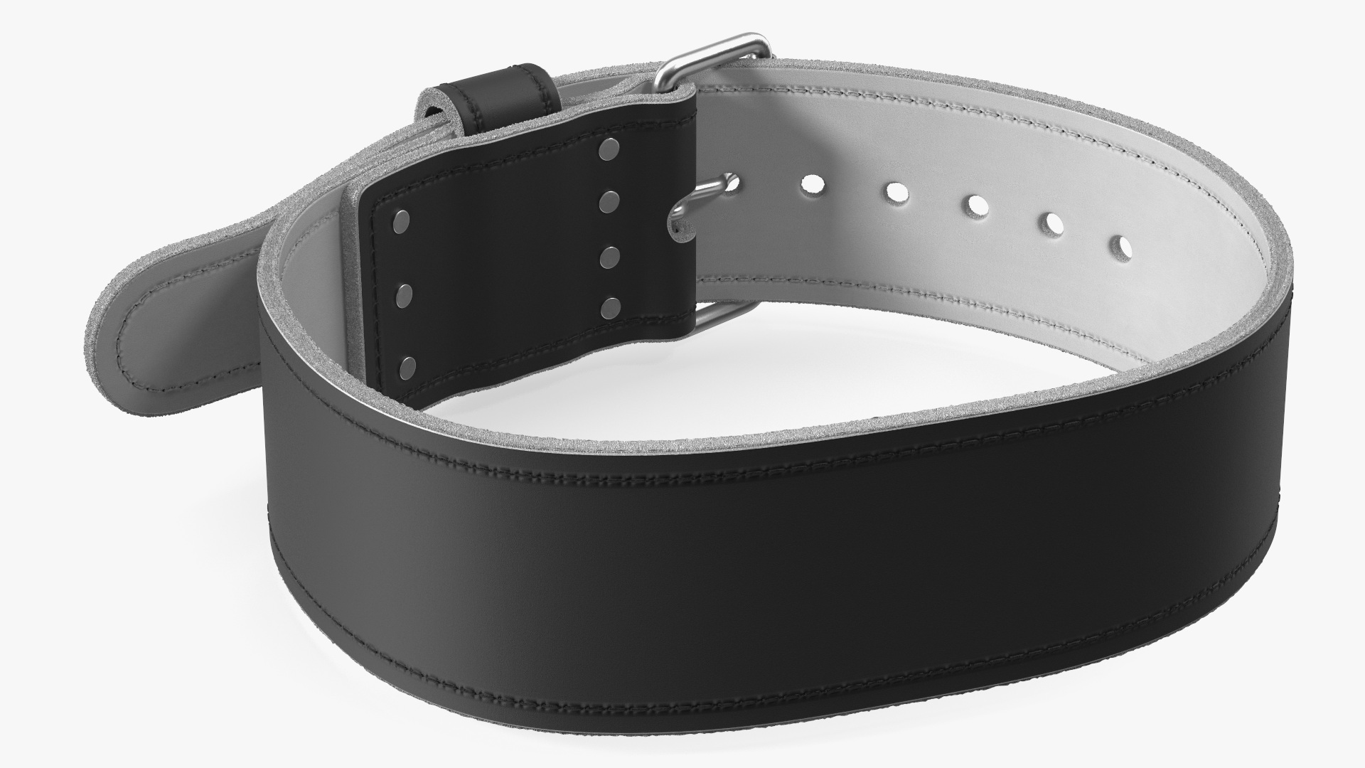 3D model Black Lifting Weight Belt