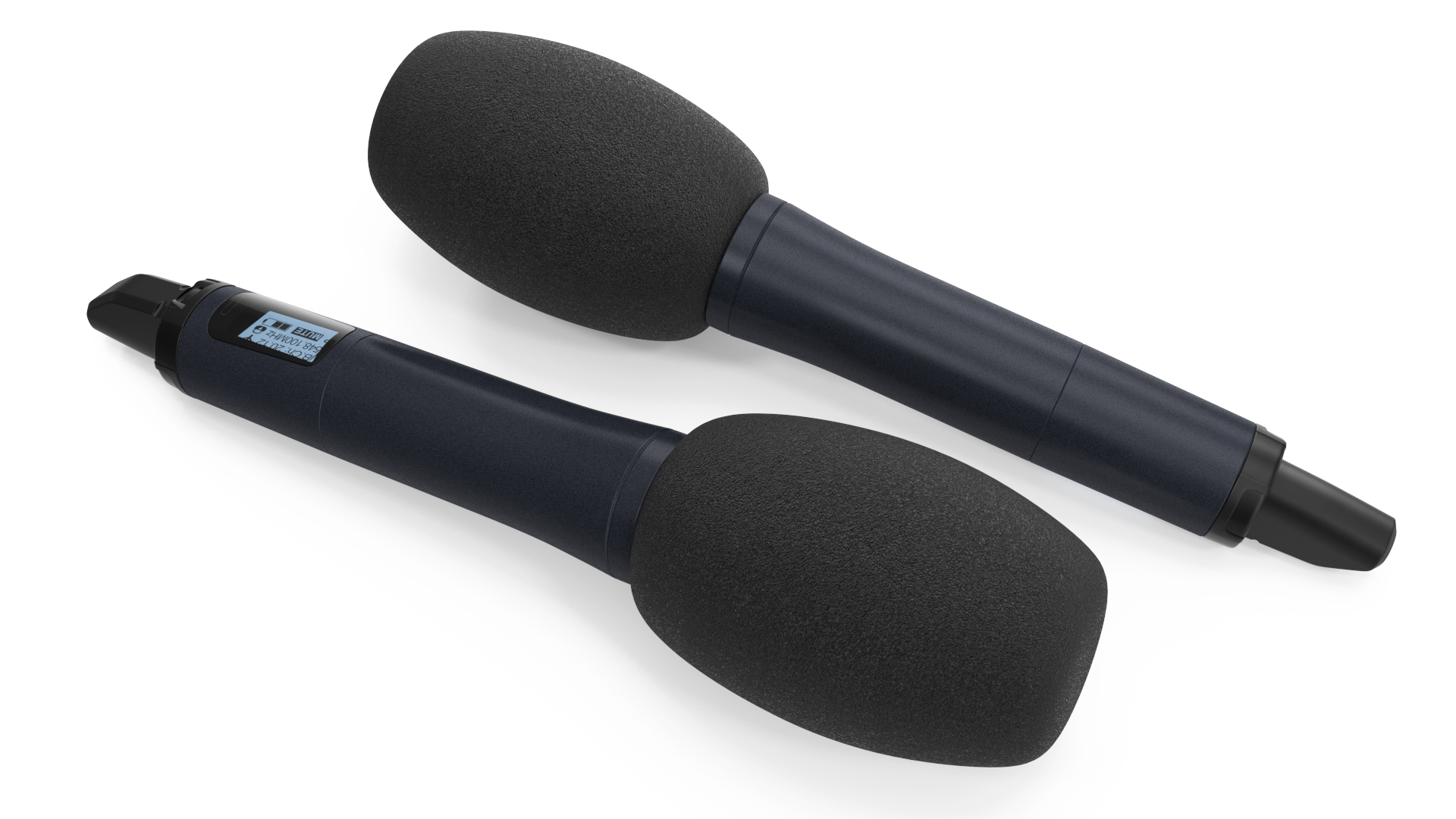 NBC News Handheld Microphone Triangular 3D model