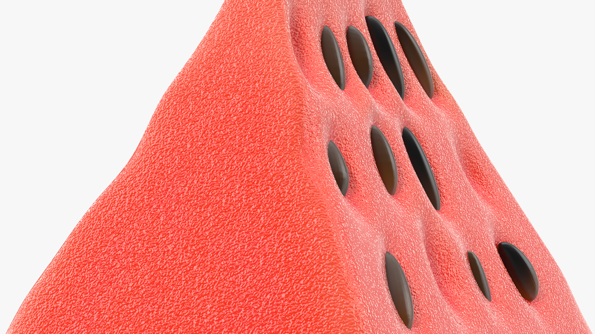 3D Cartoon Piece of Watermelon Slice model