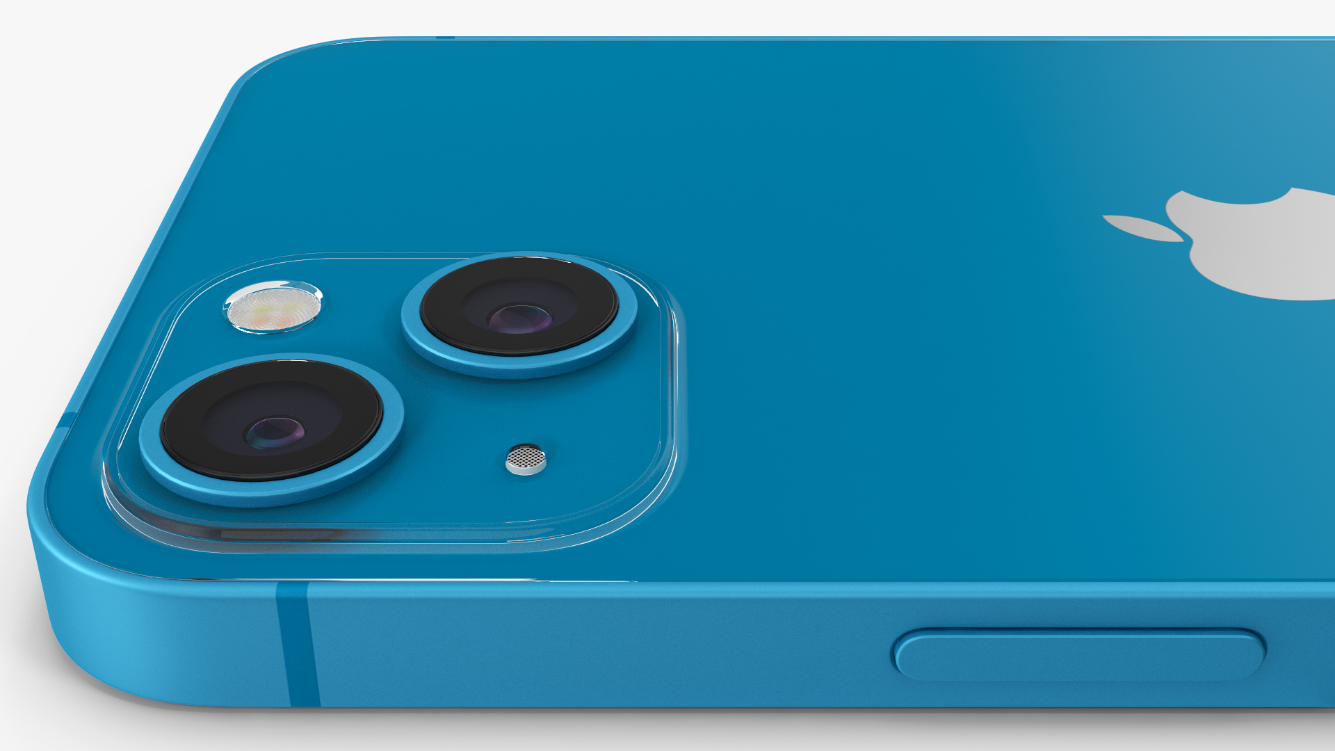 3D model Blue Apple iPhone 13