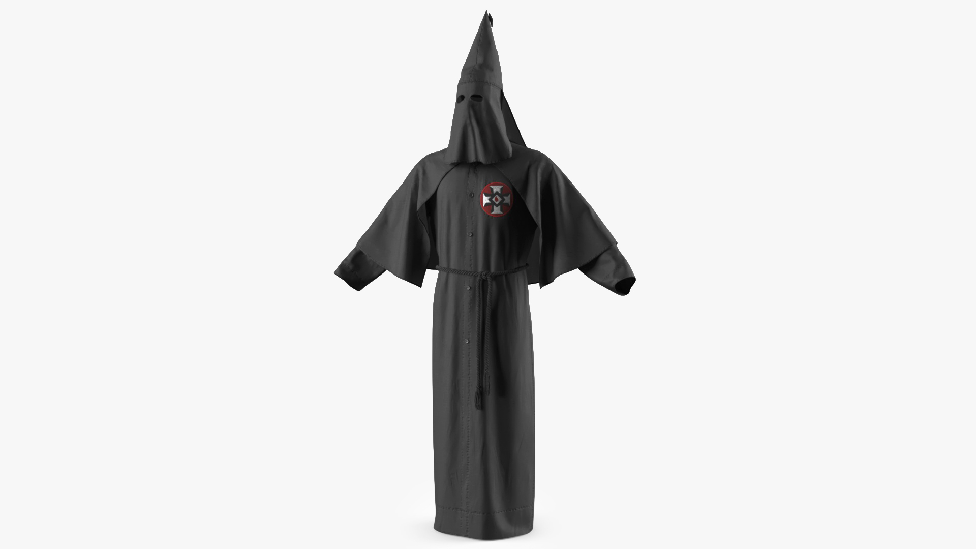 3D Black Suit Ku Klux Klan model