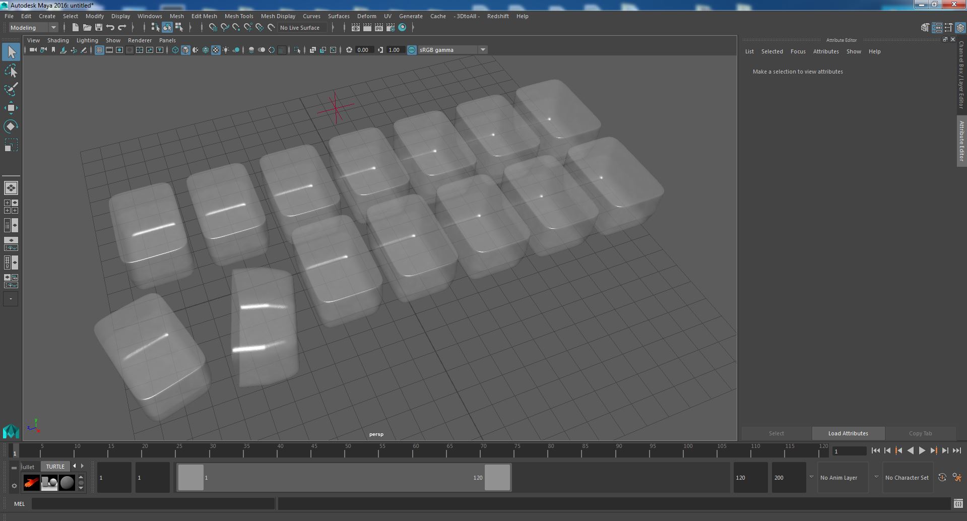 3D model Ice Cubes Fresh from Mold