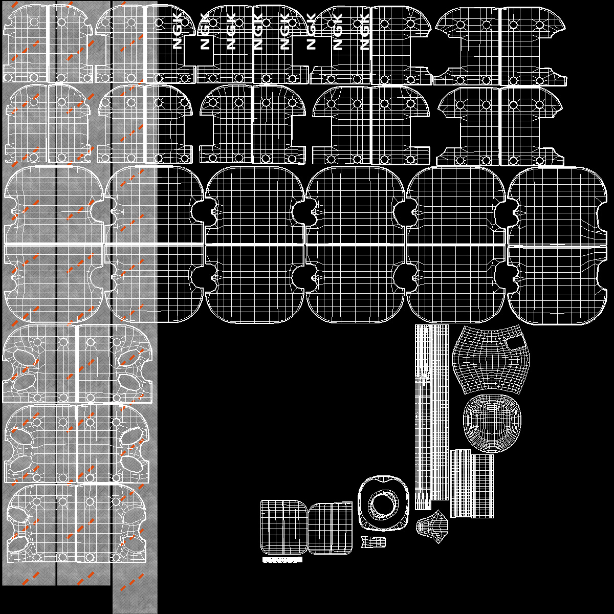 Aircraft Engine UL260i 3D