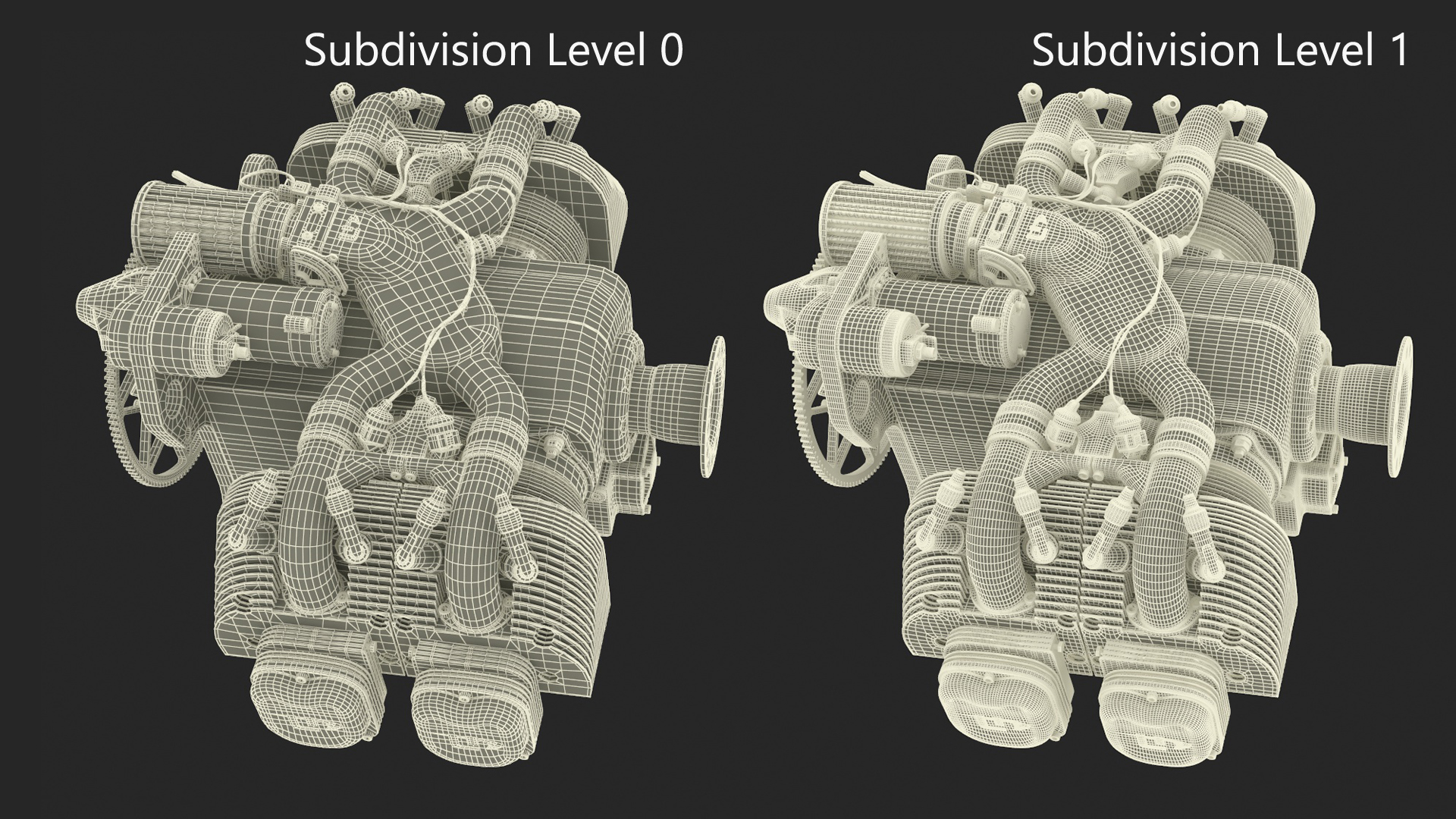 Aircraft Engine UL260i 3D