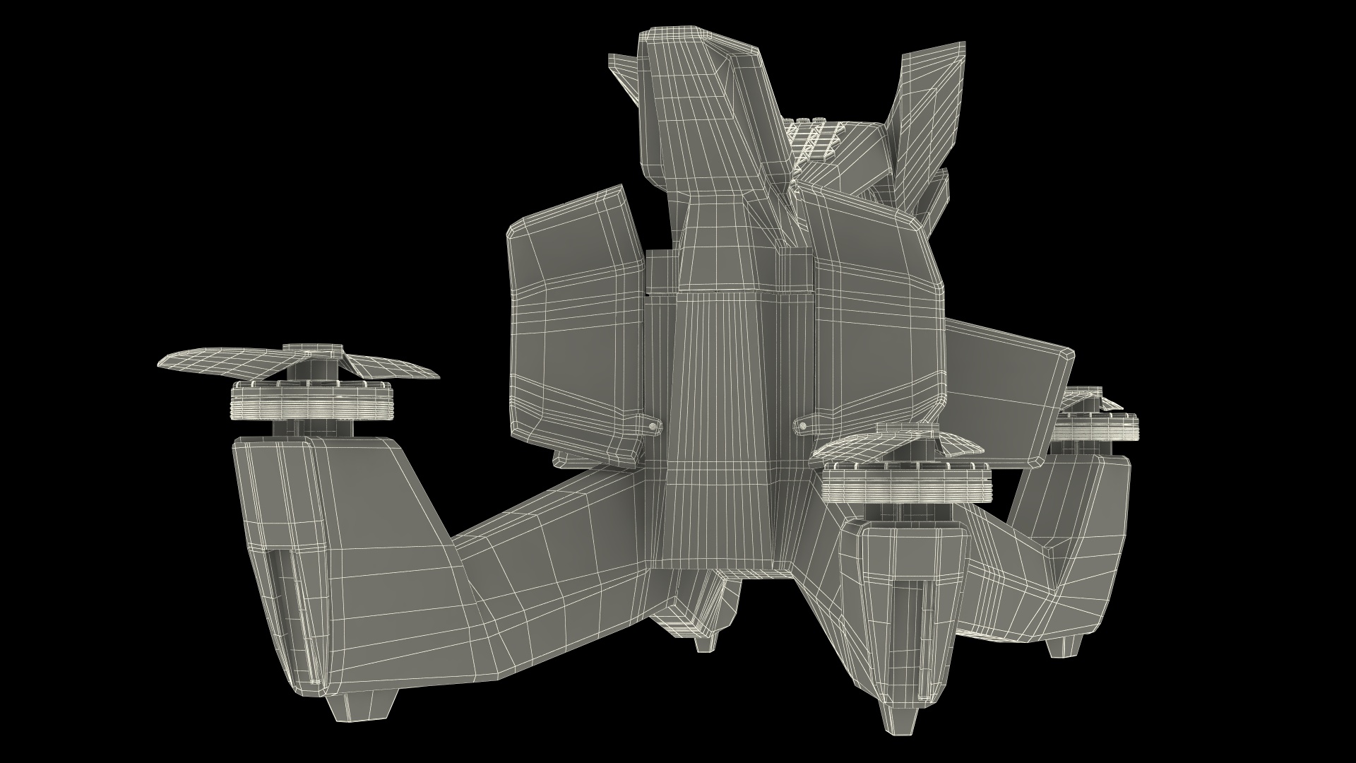 Hoversurf S3 Compact Aircraft 3D model