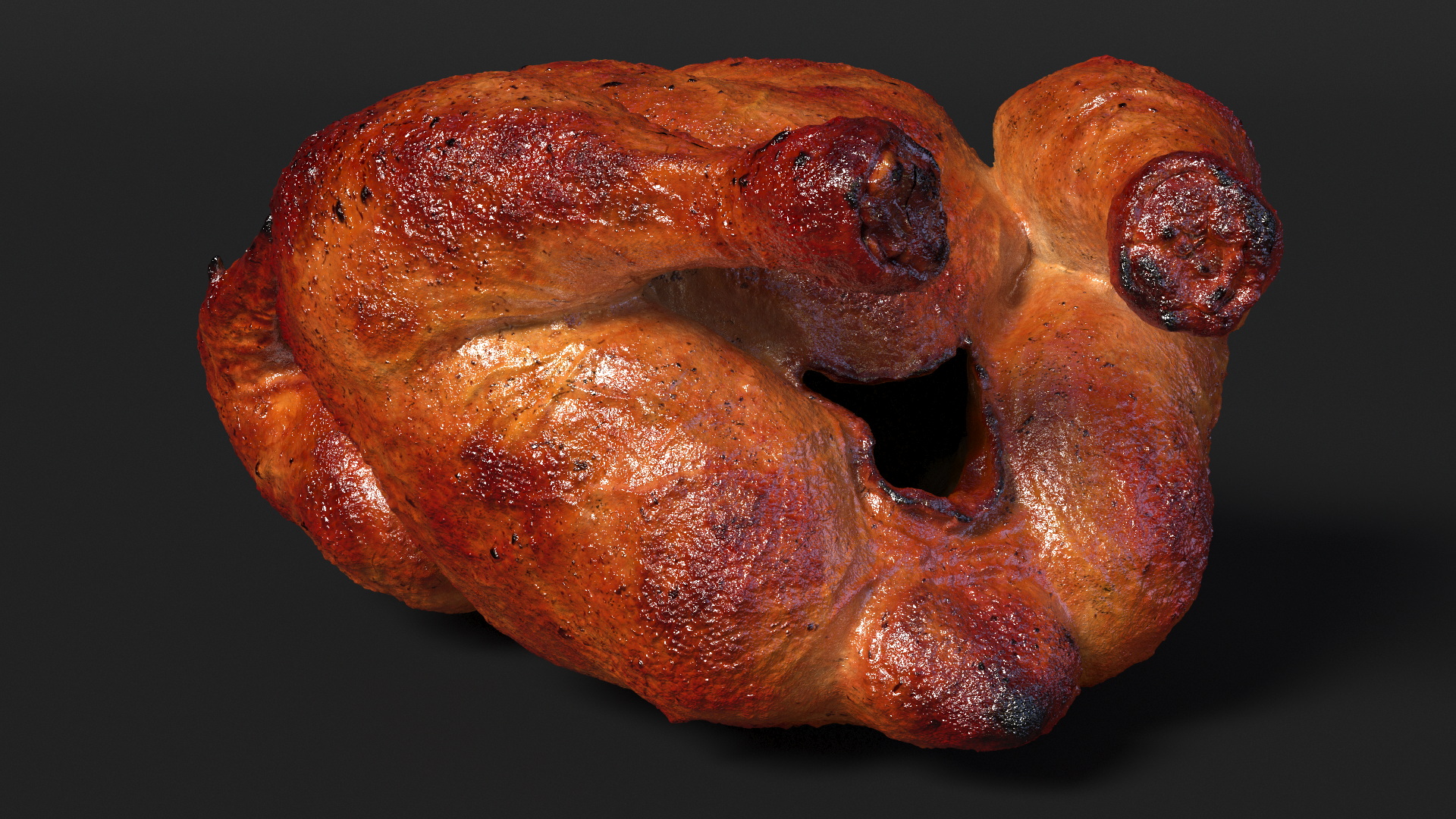 Roasted Turkey Realistic 3D model