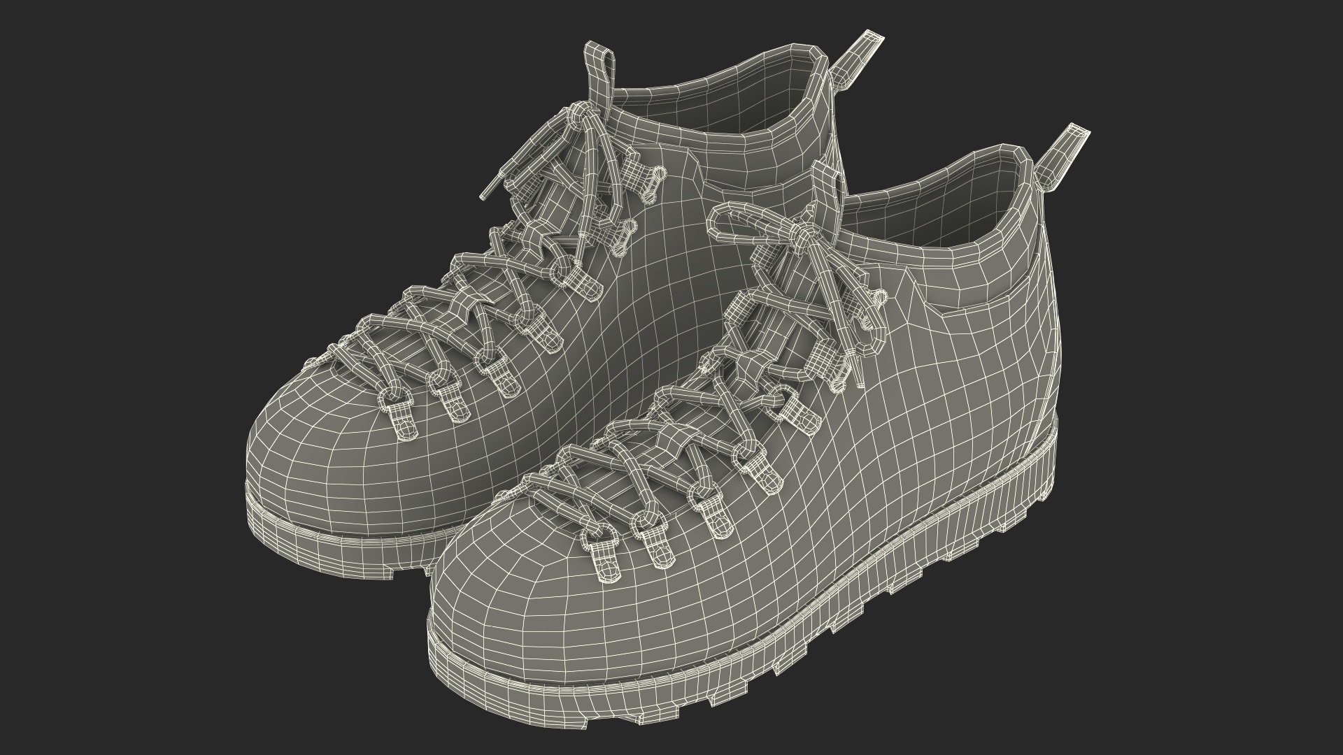 Hiking Boots 3D