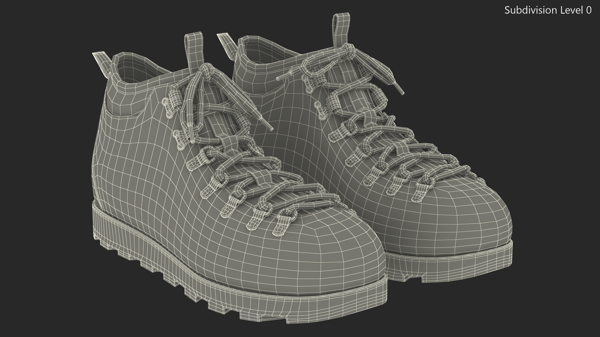 Hiking Boots 3D