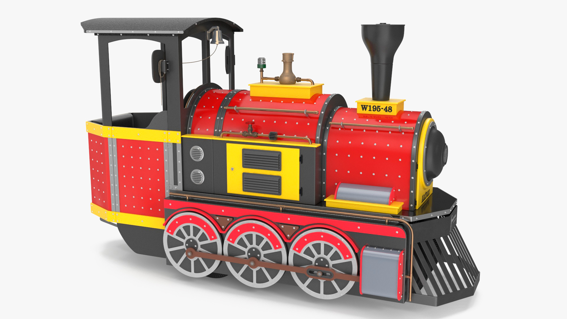 3D Wattman Mini Locomotive model