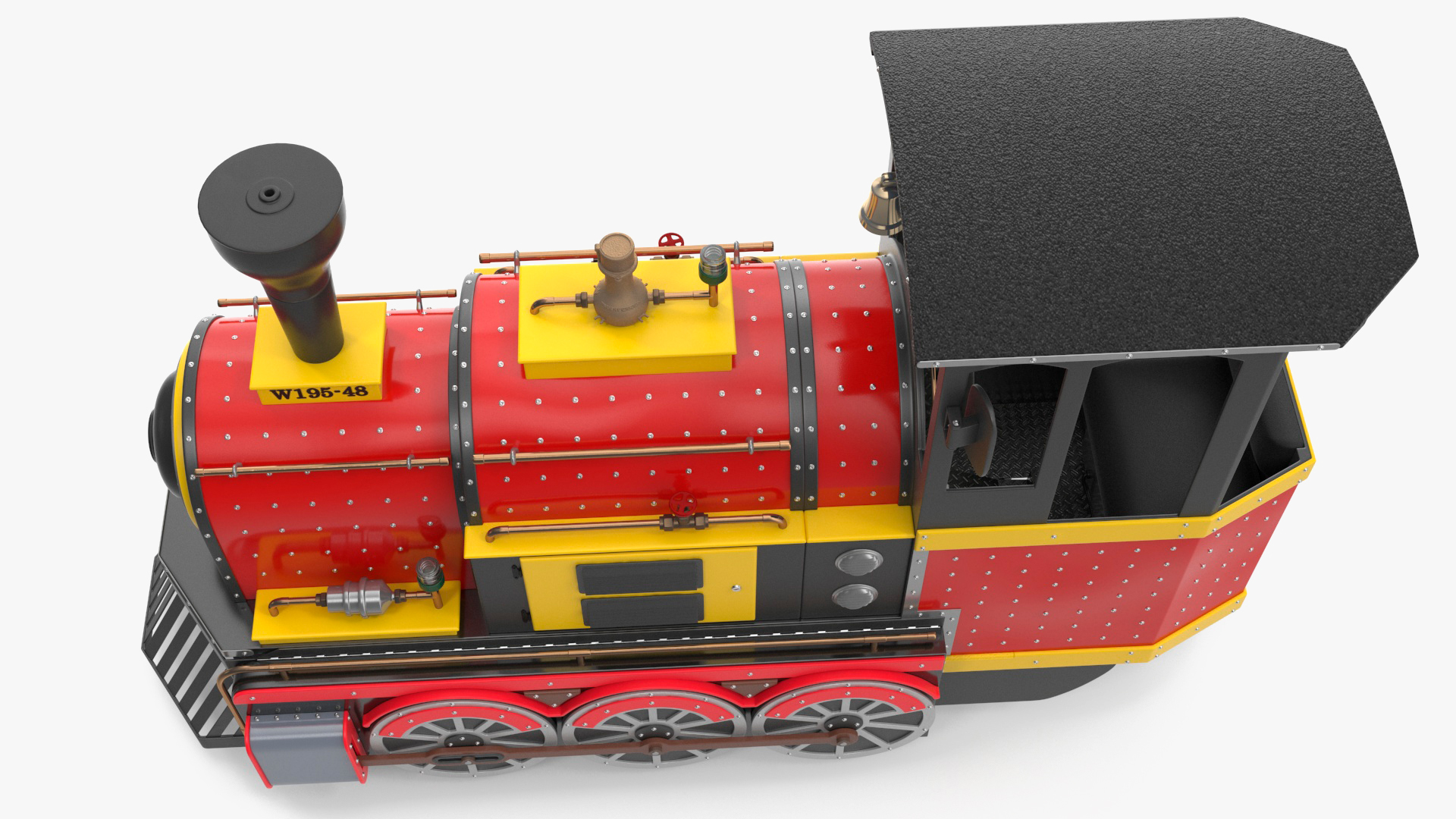 3D Wattman Mini Locomotive model