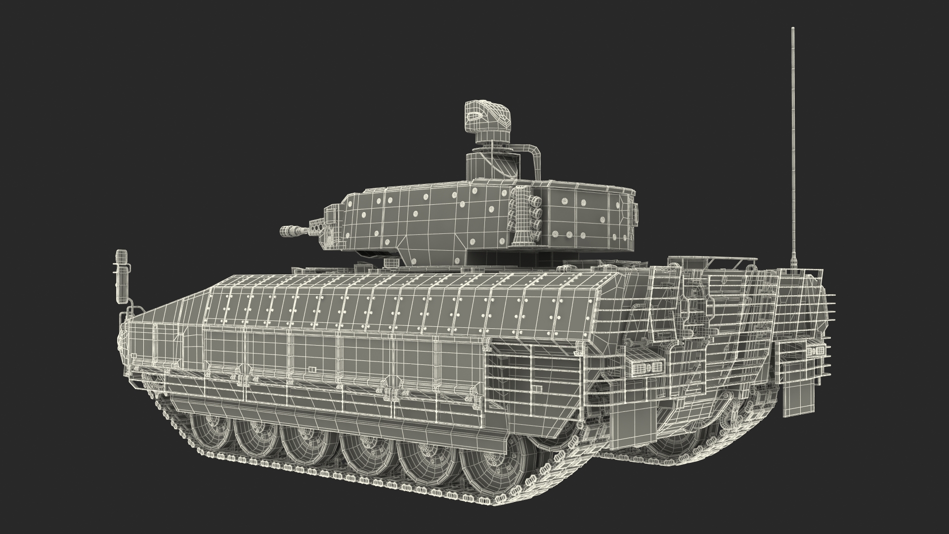 3D model Puma German IFV Military Tank Sandy