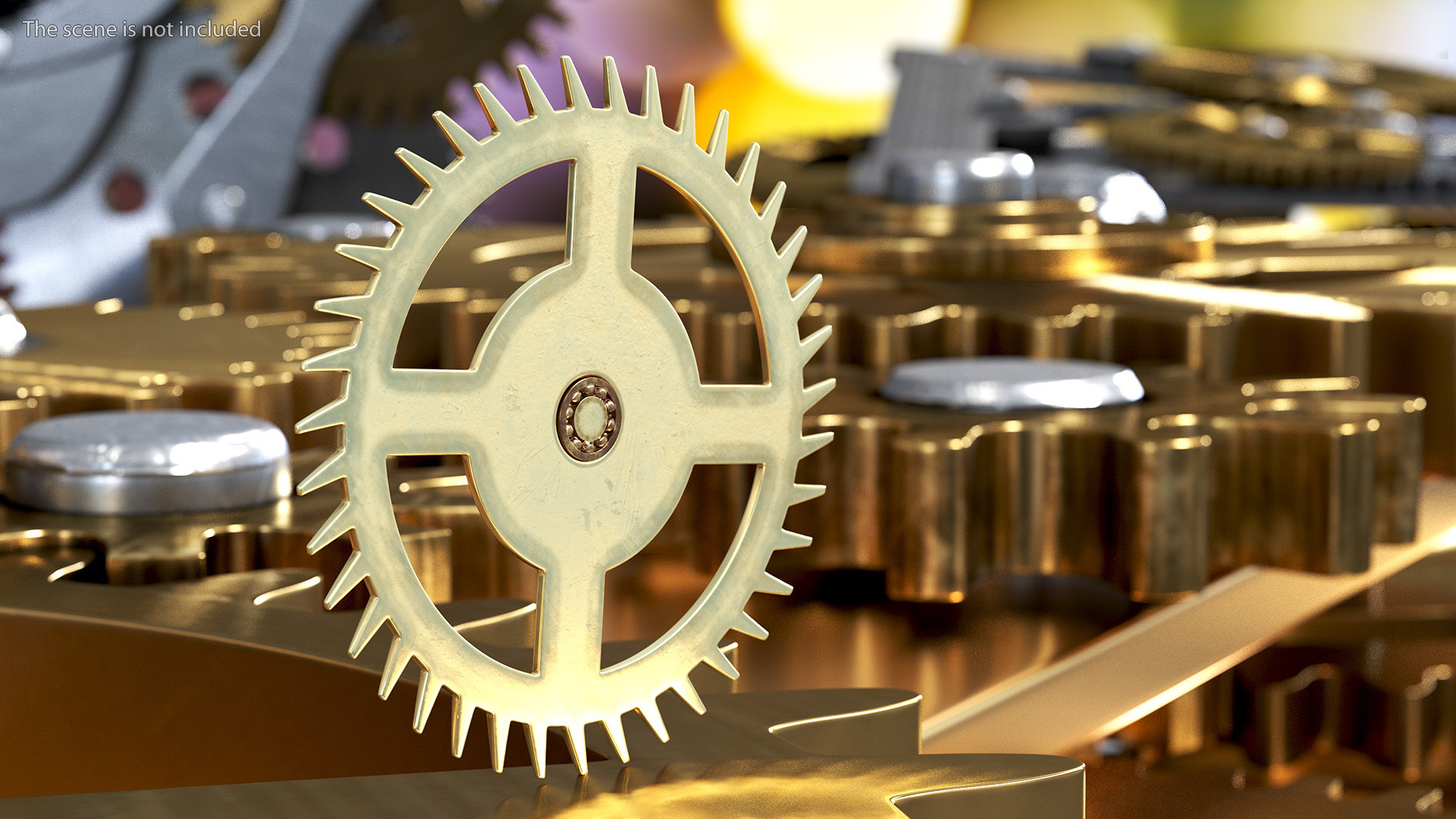 Clock Cog 3D model