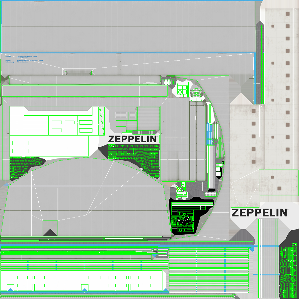 3D Friedrichshafen Zeppelin Hangar